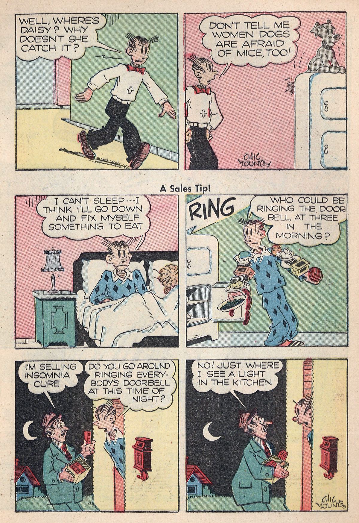 Read online Blondie Comics (1947) comic -  Issue #11 - 17