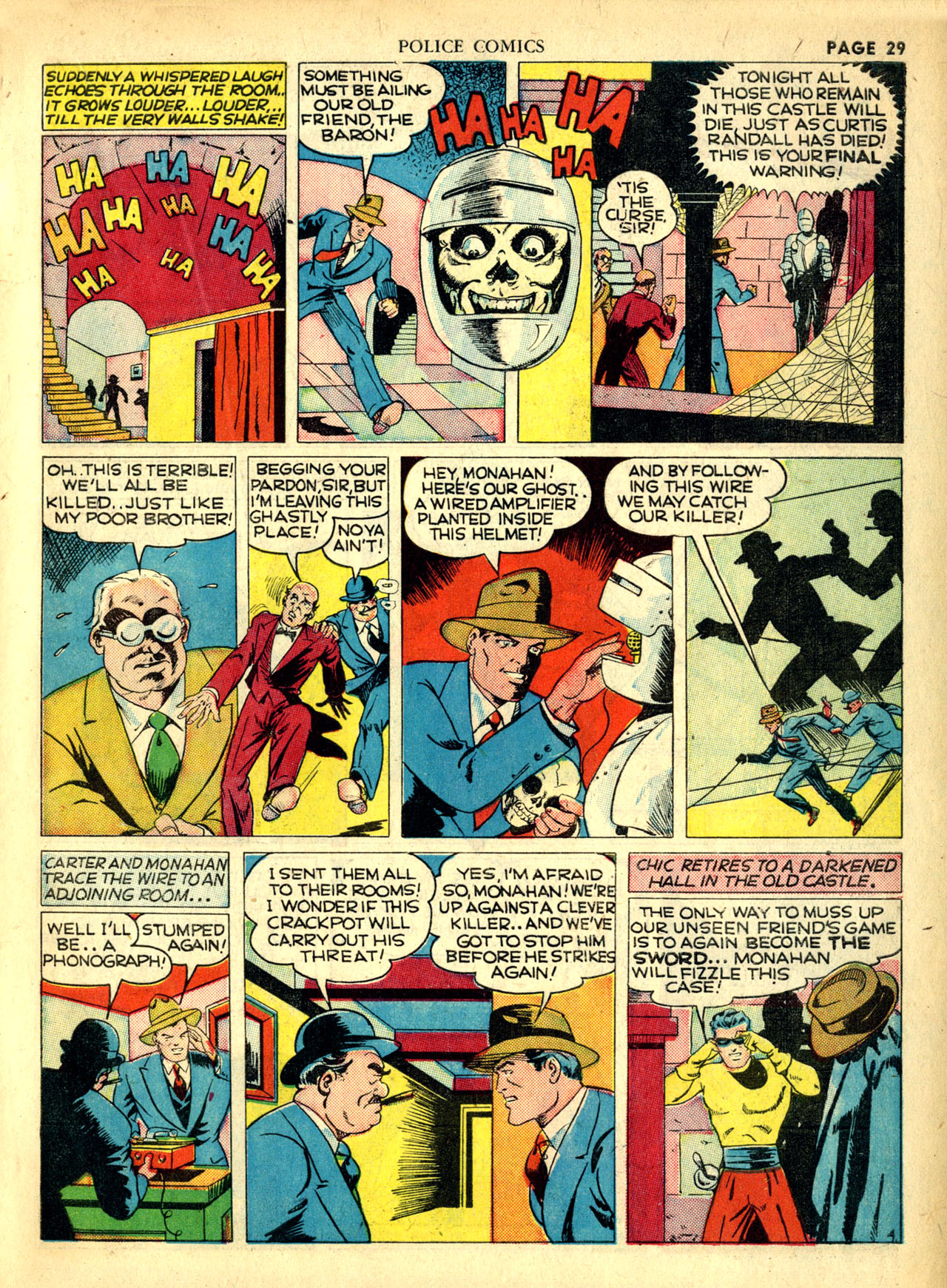 Read online Police Comics comic -  Issue #1 - 32