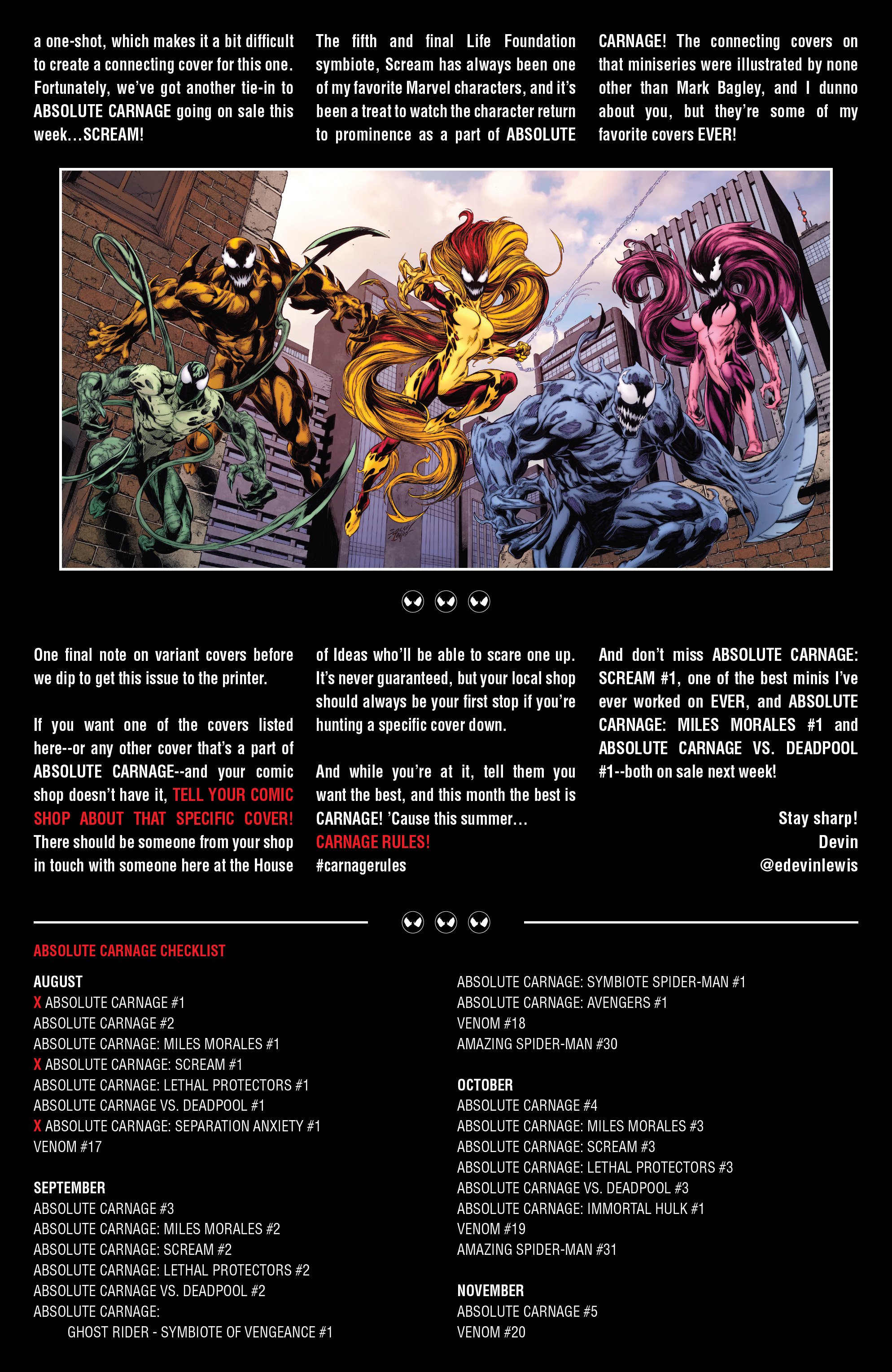 Read online Absolute Carnage: Separation Anxiety comic -  Issue # Full - 33