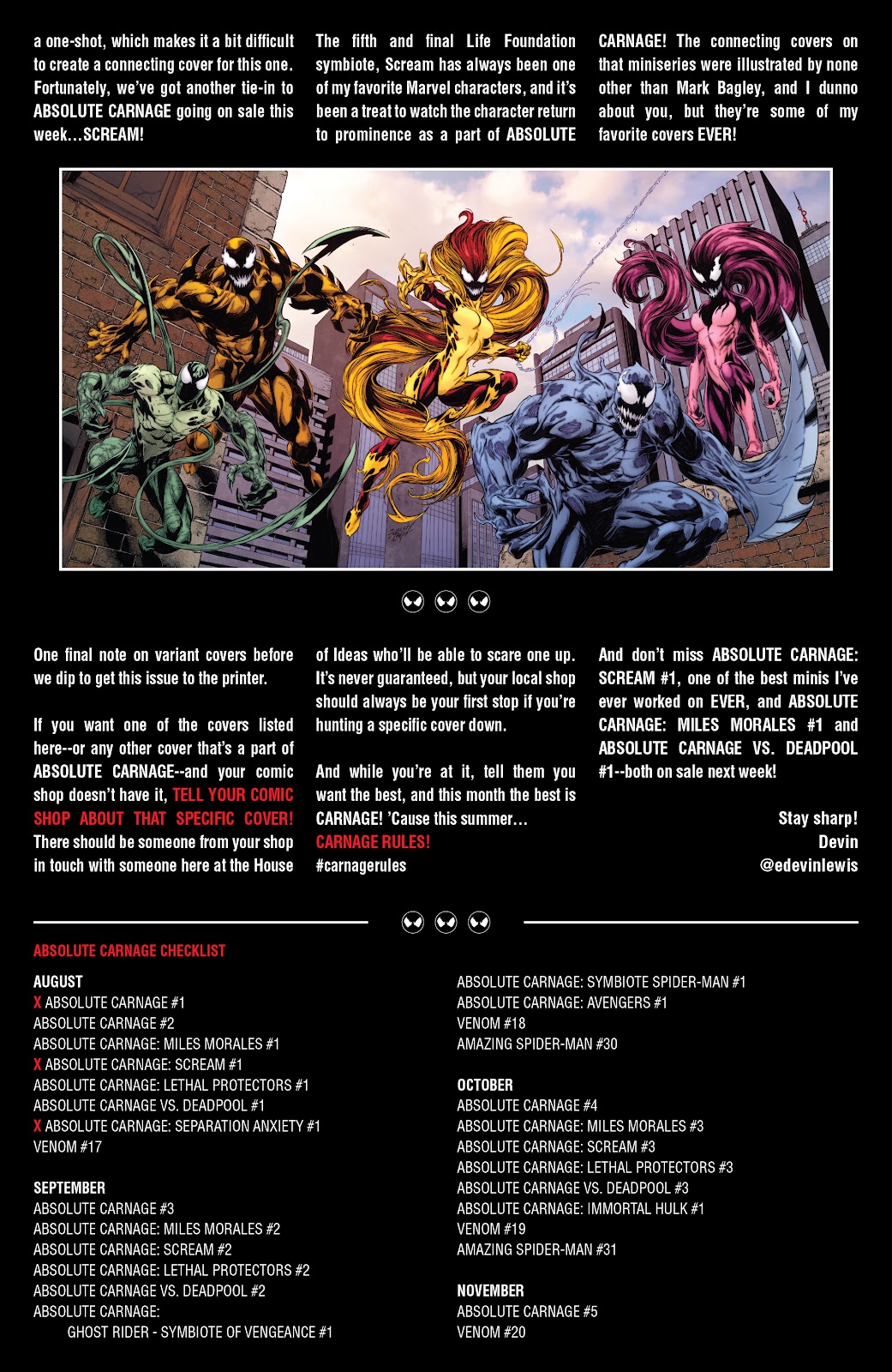 Absolute Carnage: Separation Anxiety issue Full - Page 33
