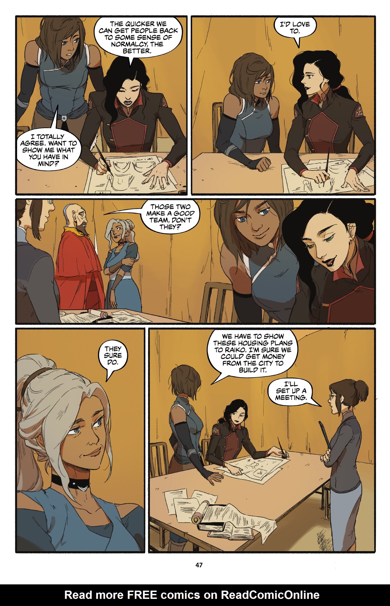 Read online Nickelodeon The Legend of Korra – Turf Wars comic -  Issue #1 - 48