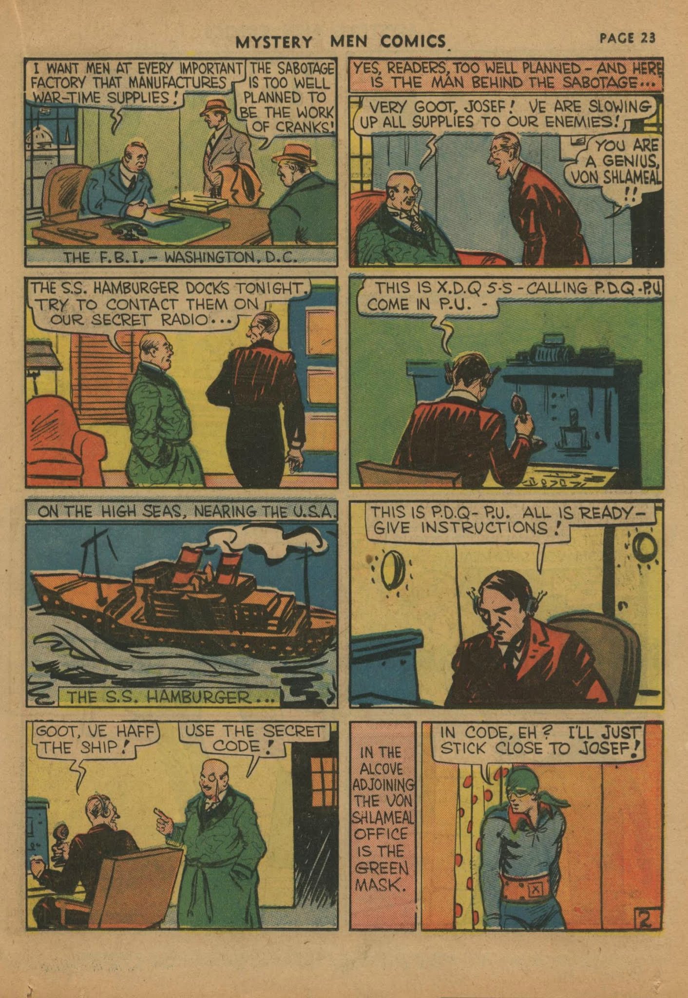 Read online Mystery Men Comics comic -  Issue #9 - 25