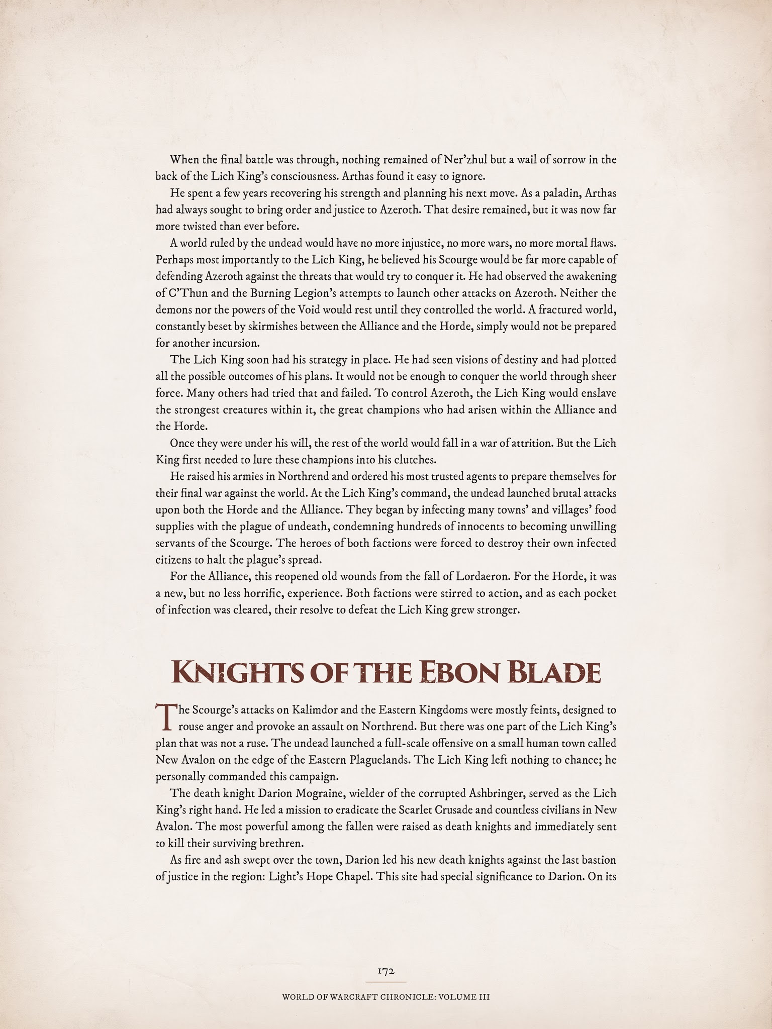 Read online World of Warcraft Chronicle Vol. 3 comic -  Issue # Full - 164