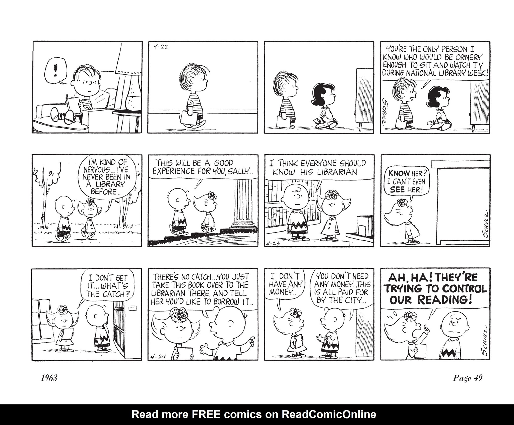 Read online The Complete Peanuts comic -  Issue # TPB 7 - 60