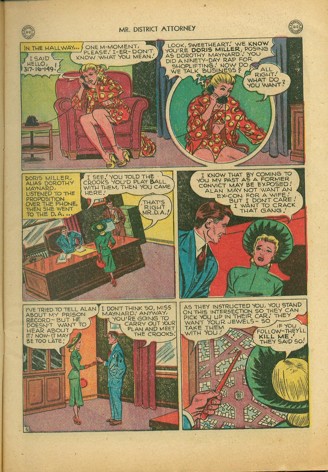 Read online Mr. District Attorney comic -  Issue #3 - 7
