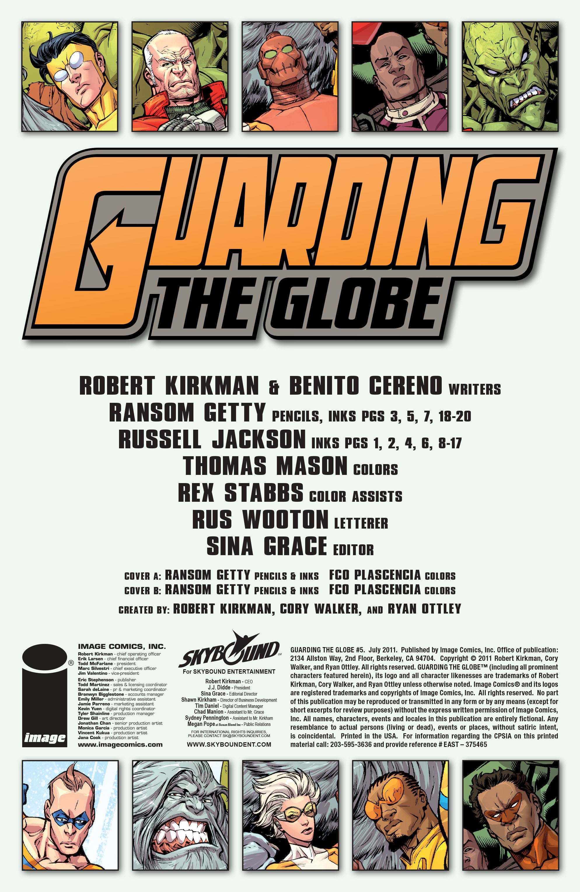 Read online Guarding the Globe (2010) comic -  Issue #5 - 2