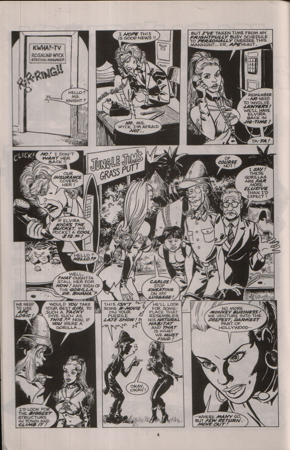 Read online Elvira, Mistress of the Dark comic -  Issue #15 - 5