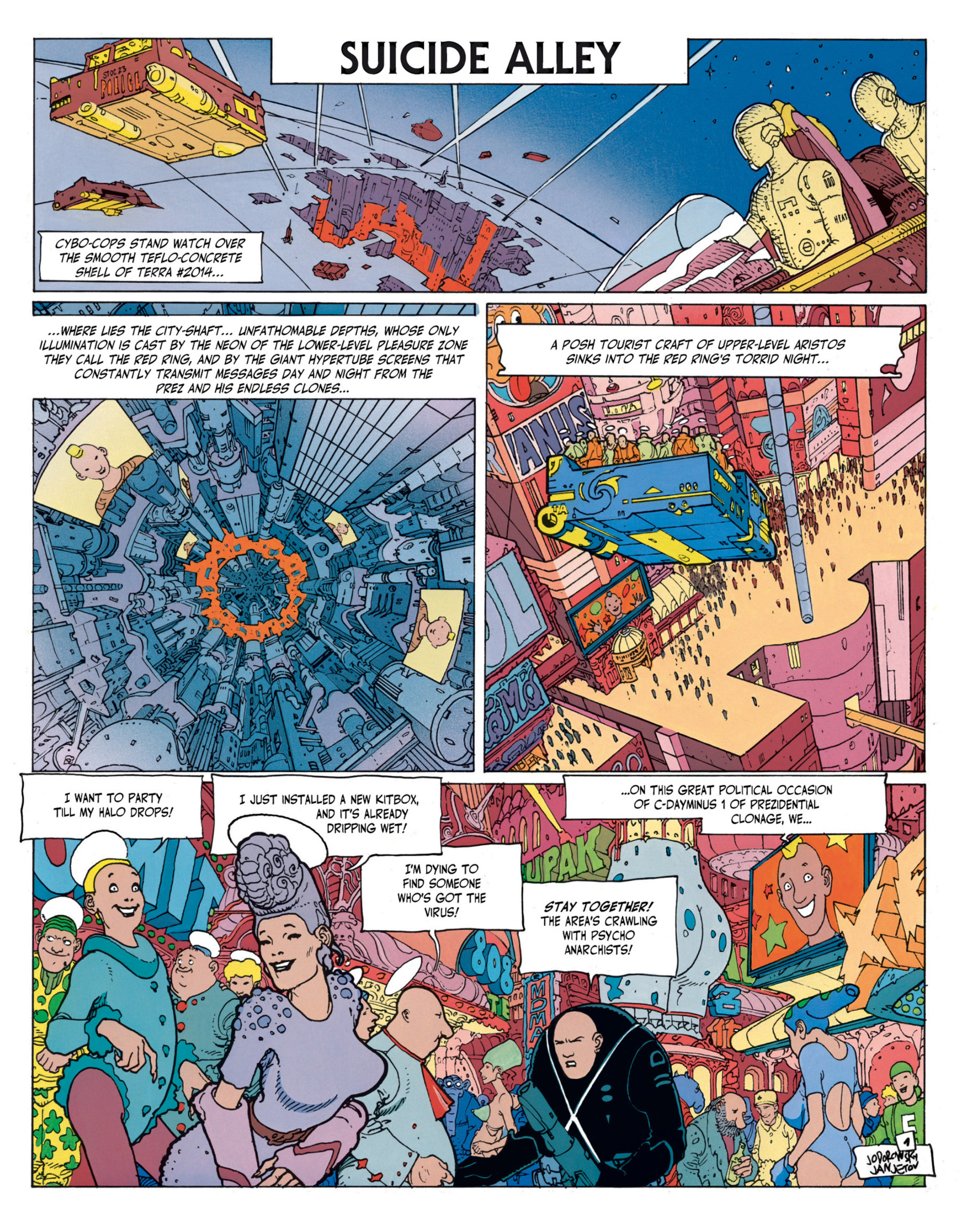 Read online Before the Incal comic -  Issue #1 - 4