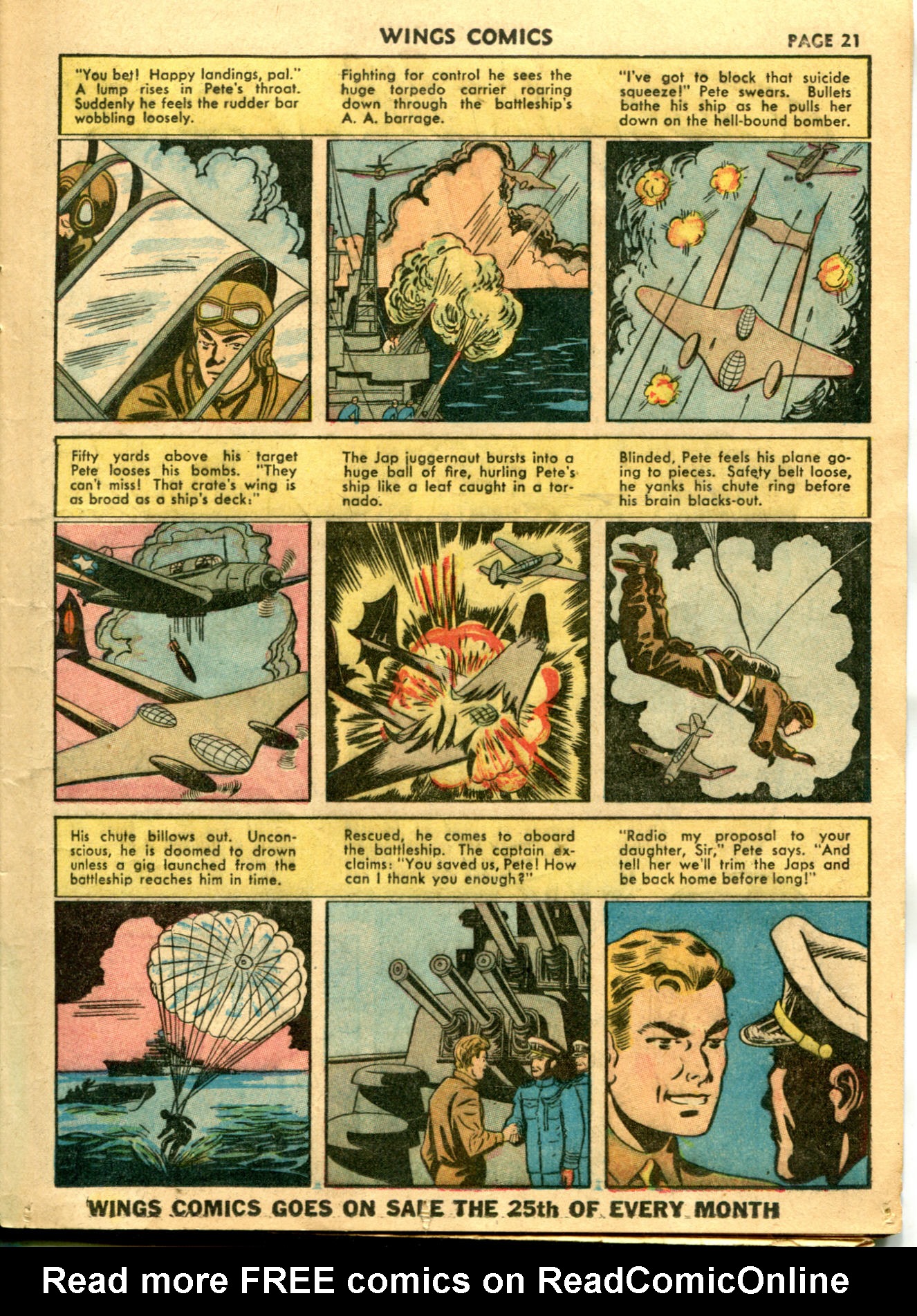 Read online Wings Comics comic -  Issue #25 - 23