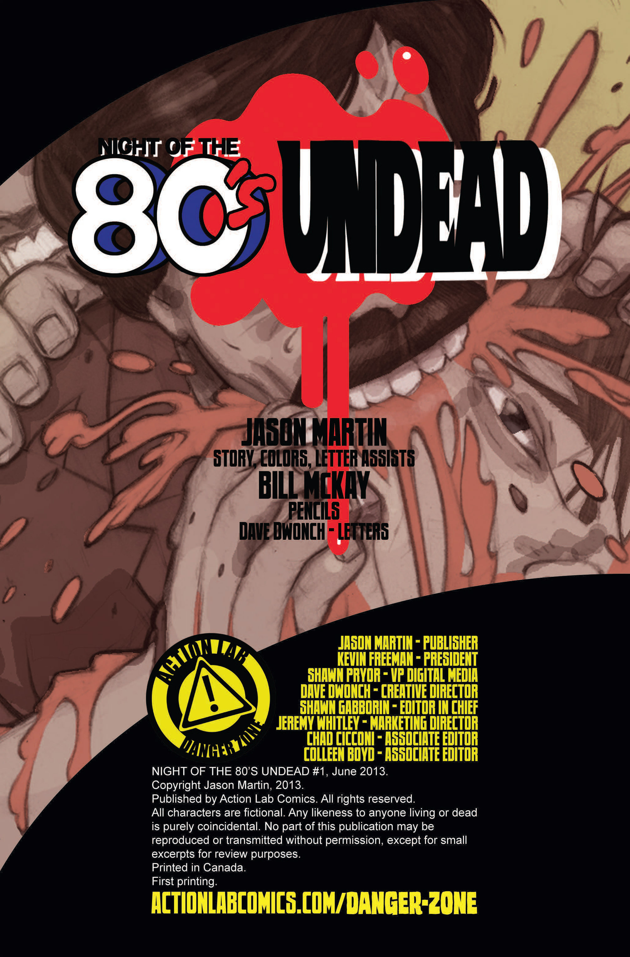 Read online Night of the 80's Undead comic -  Issue # TPB - 3