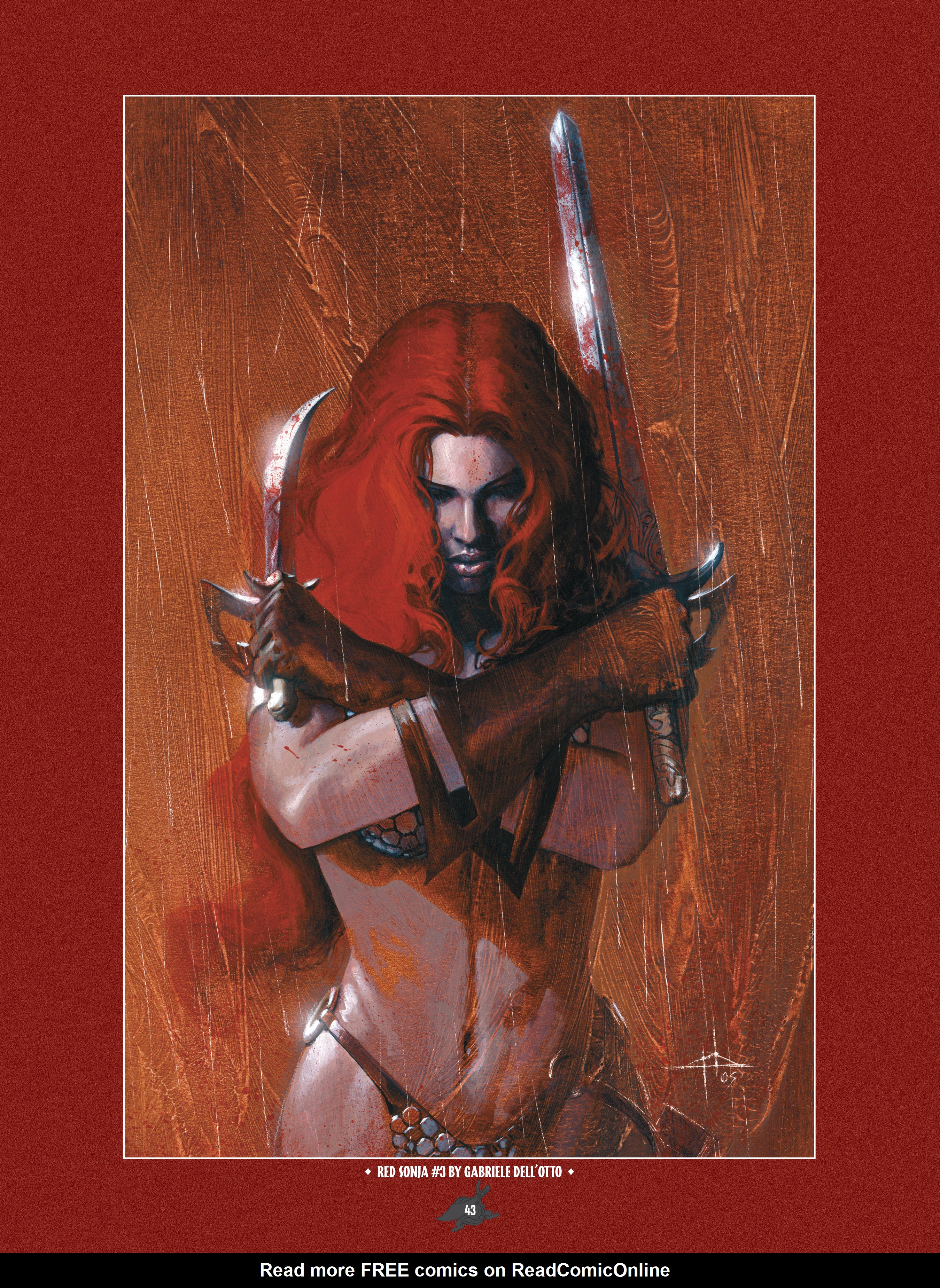 Read online The Art of Red Sonja comic -  Issue # TPB 1 (Part 1) - 42