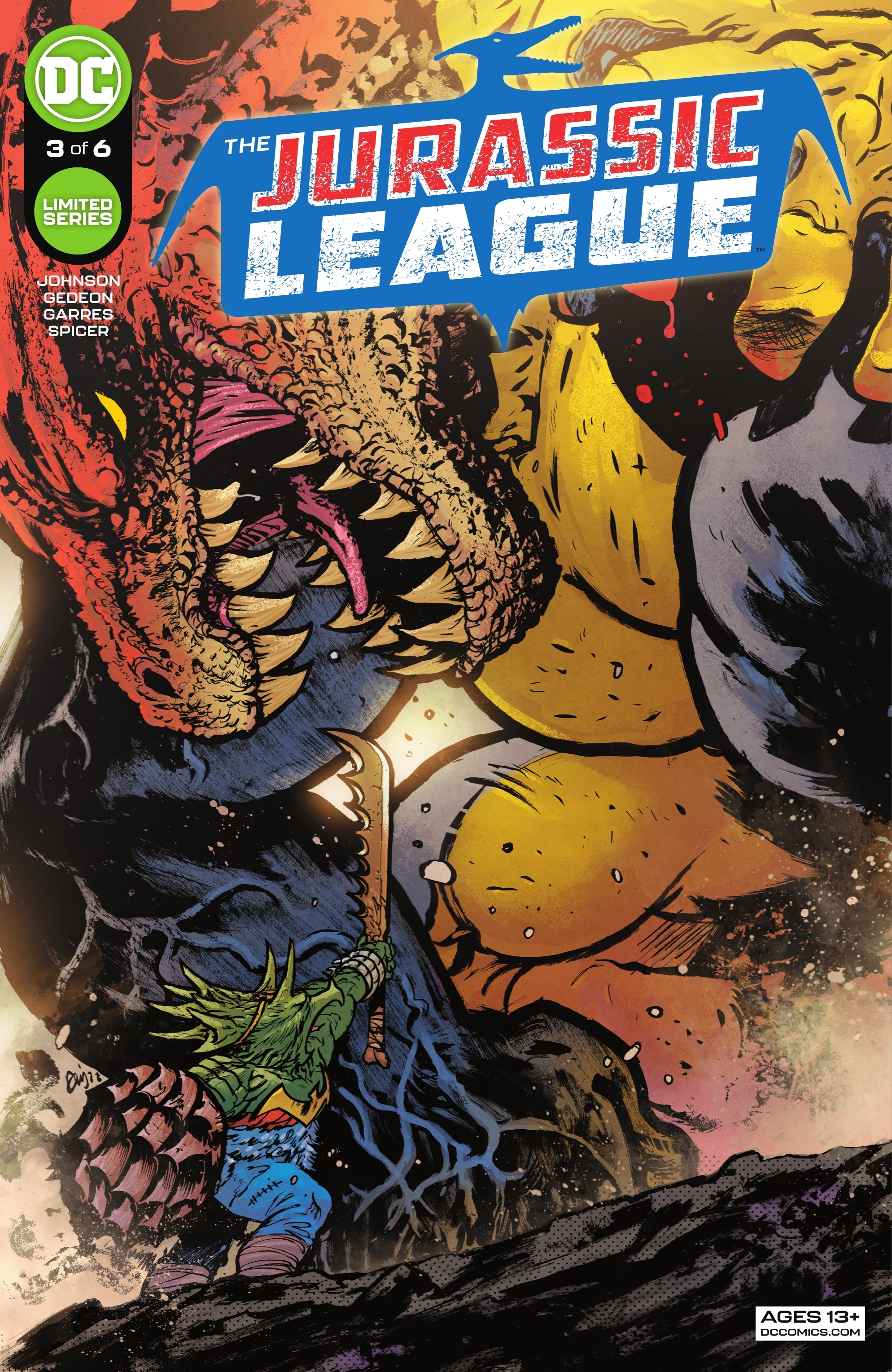 Read online The Jurassic League comic -  Issue #3 - 1