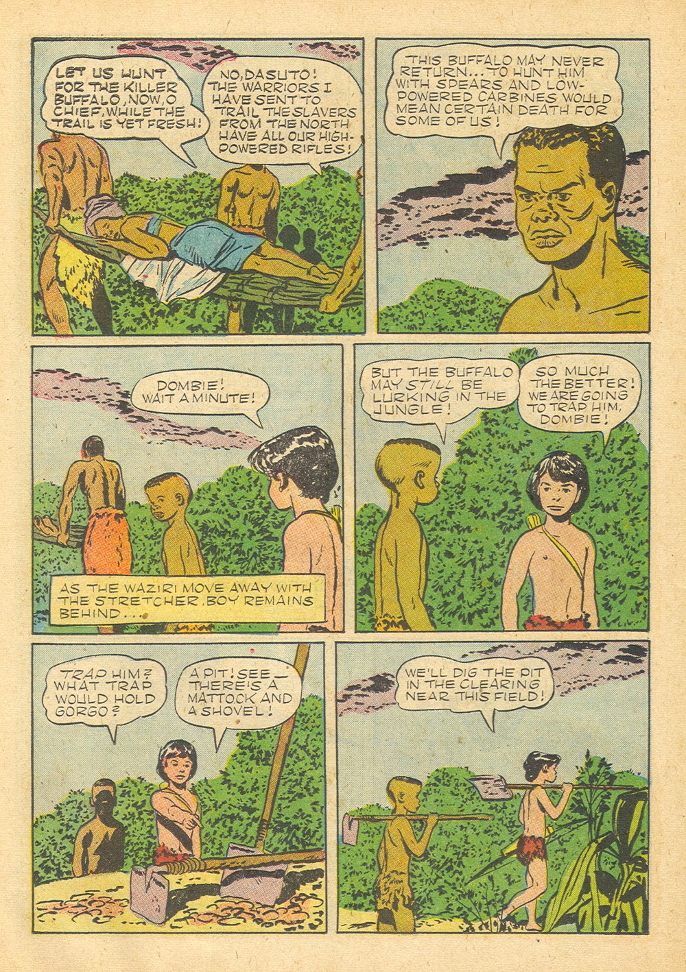 Read online Tarzan (1948) comic -  Issue #45 - 22