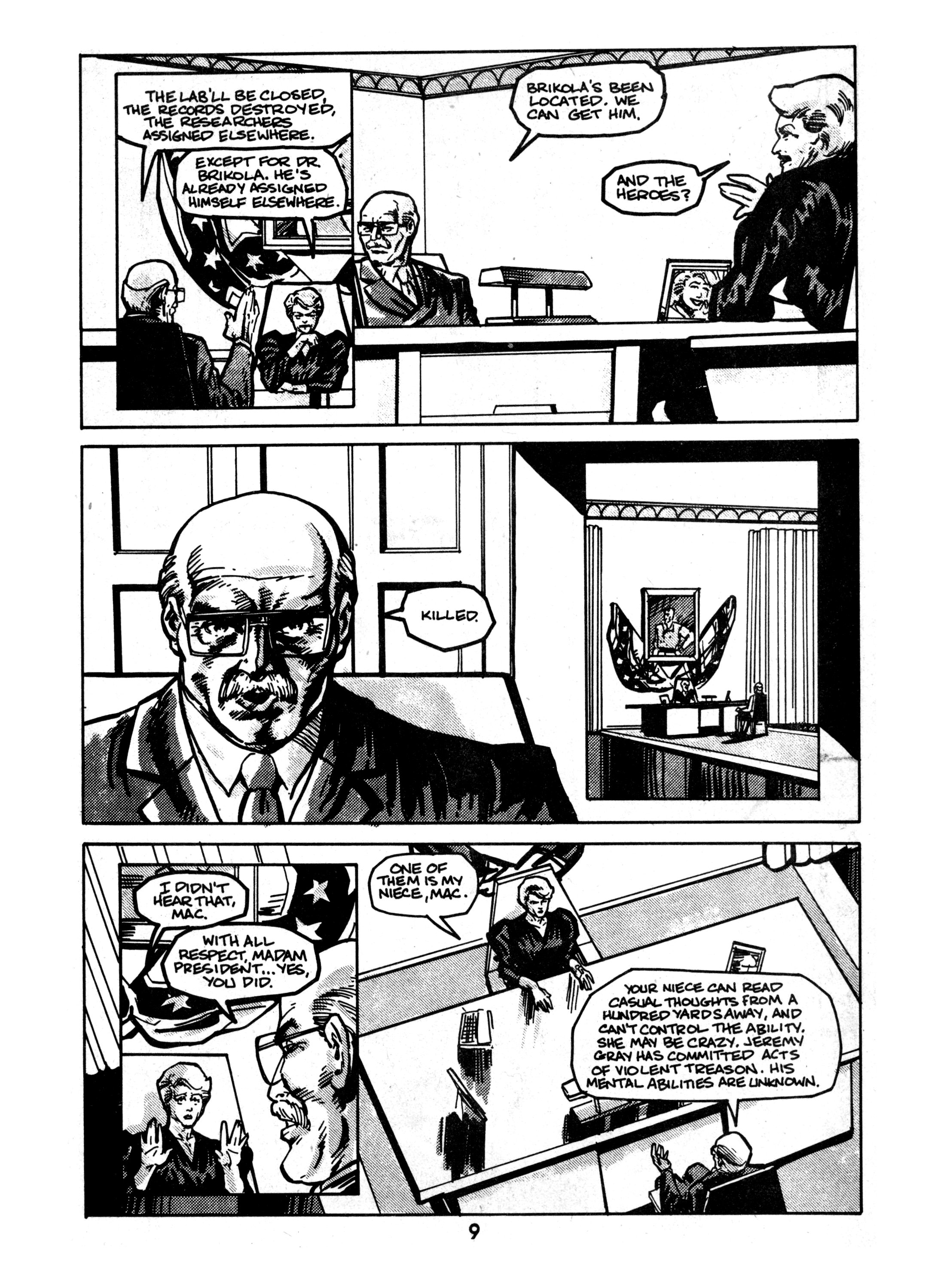Read online Captain Confederacy (1986) comic -  Issue #9 - 11