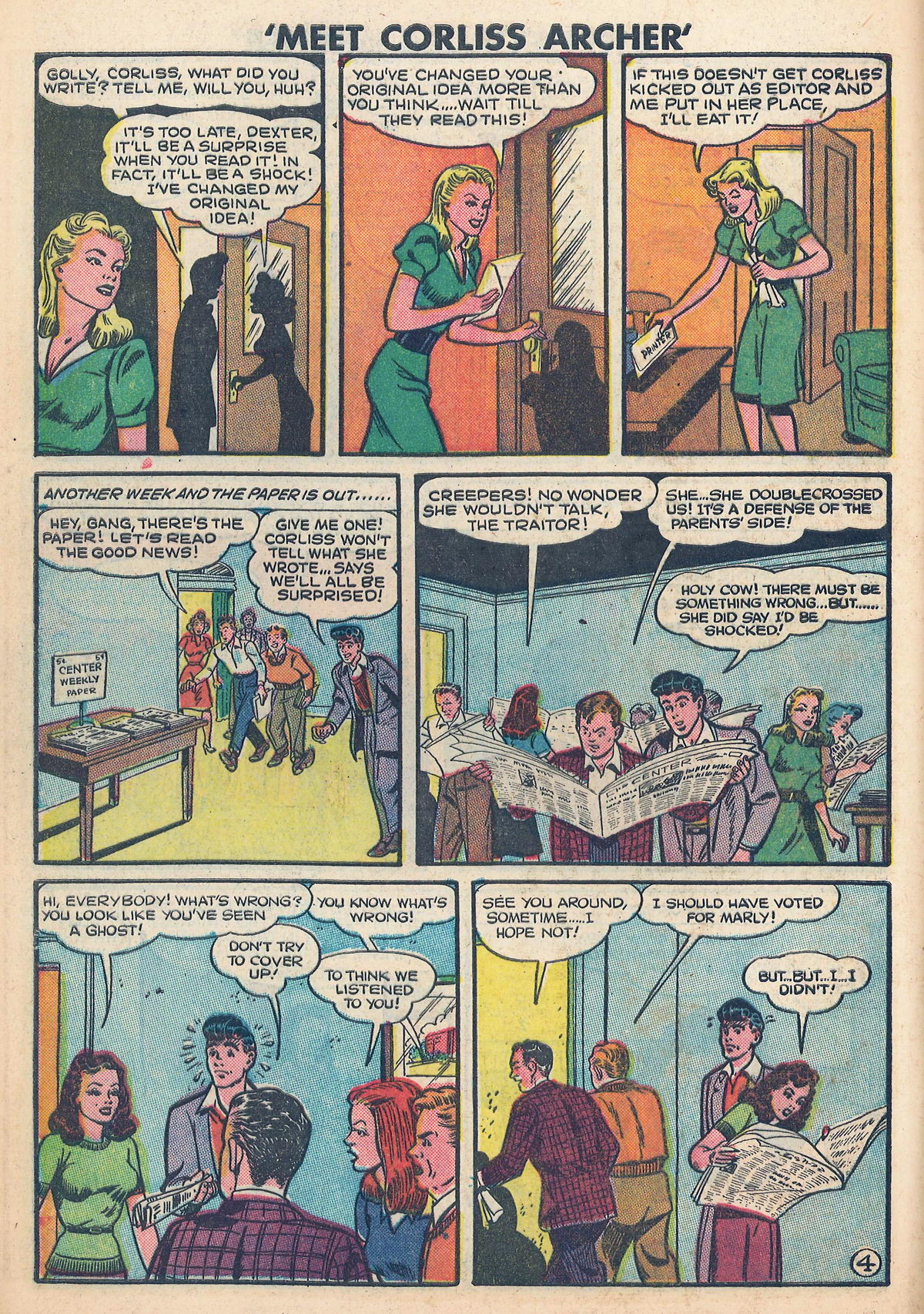 Read online Meet Corliss Archer comic -  Issue #2 - 14