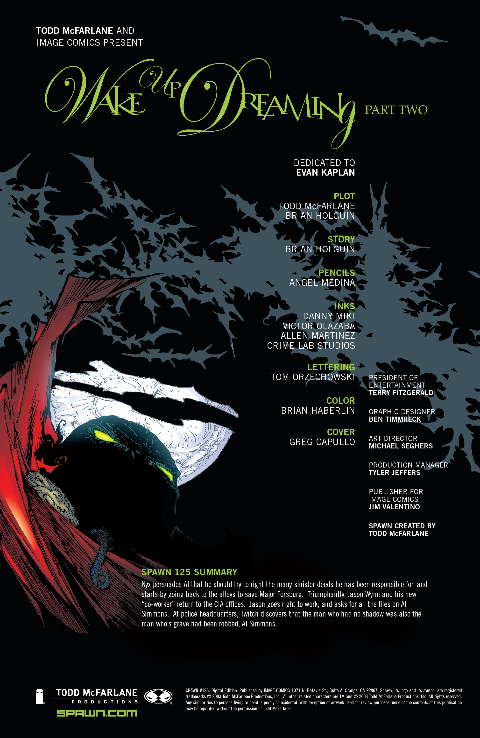 Read online Spawn comic -  Issue #126 - 2