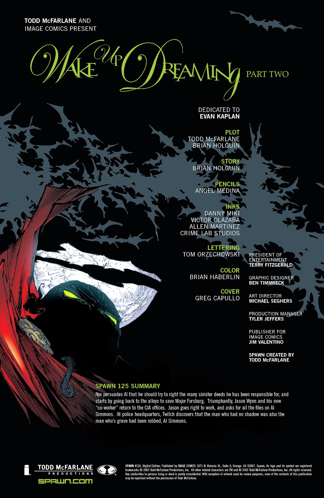 Spawn issue 126 - Page 2