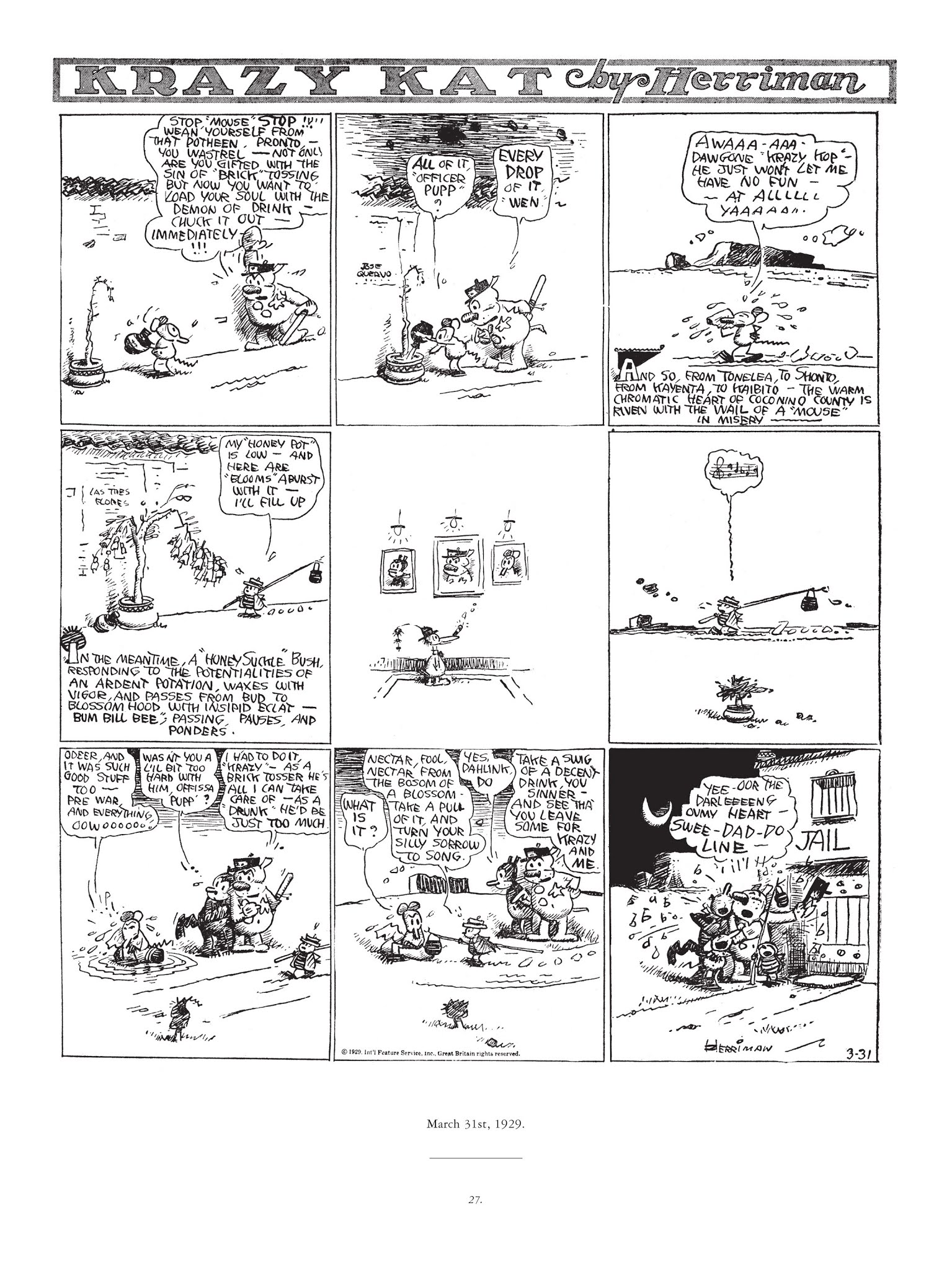 Read online Krazy & Ignatz comic -  Issue # TPB 6 - 25
