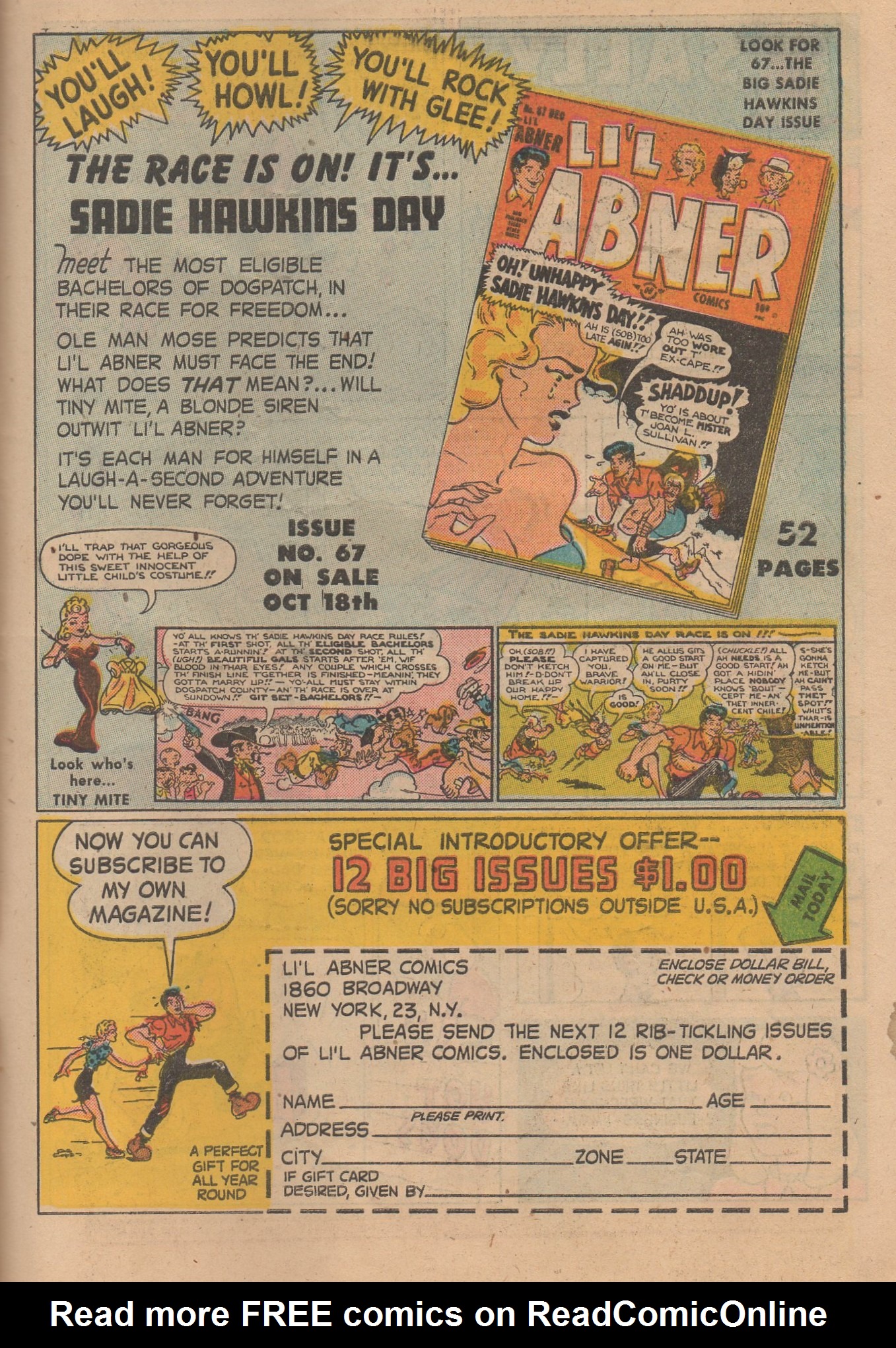 Read online Li'l Abner Comics comic -  Issue #66 - 38