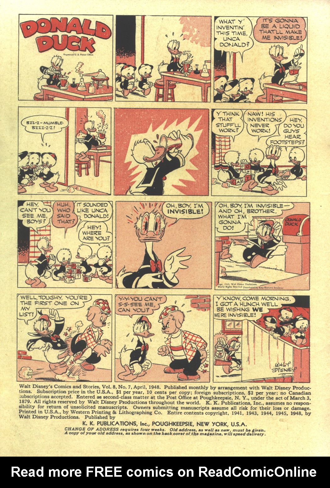 Read online Walt Disney's Comics and Stories comic -  Issue #91 - 2