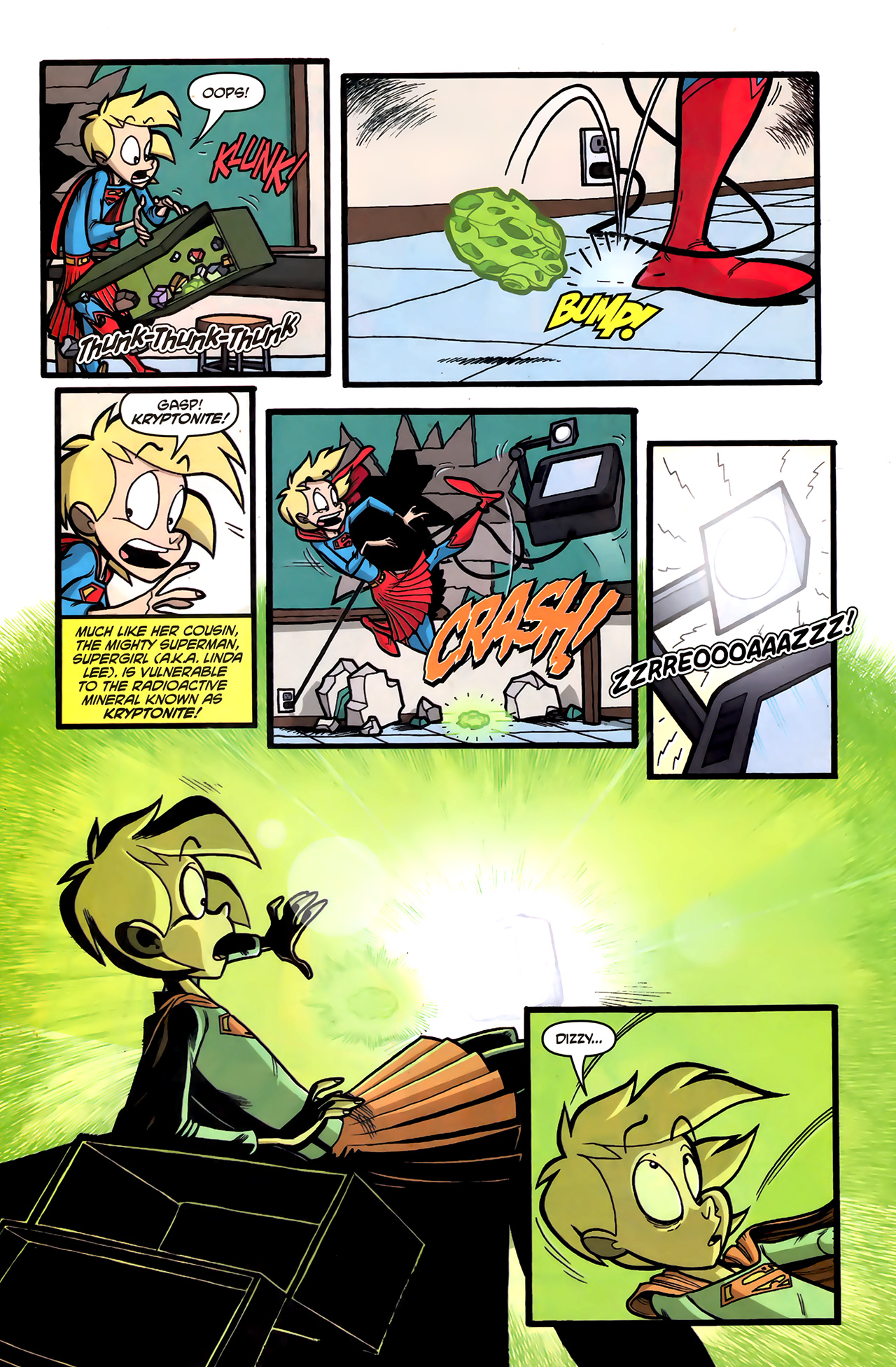 Read online Supergirl: Cosmic Adventures in the 8th Grade comic -  Issue #2 - 6