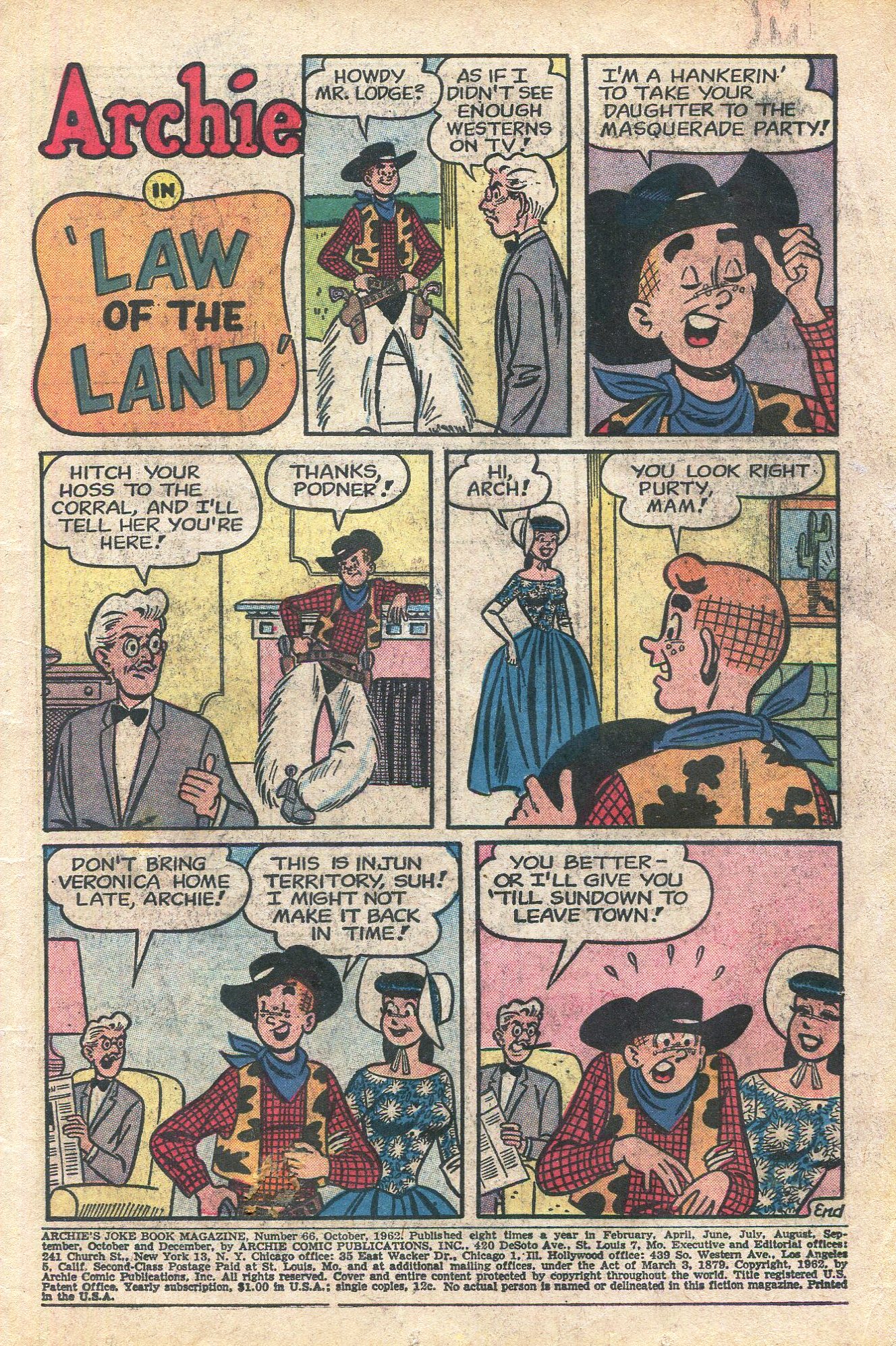 Read online Archie's Joke Book Magazine comic -  Issue #66 - 3