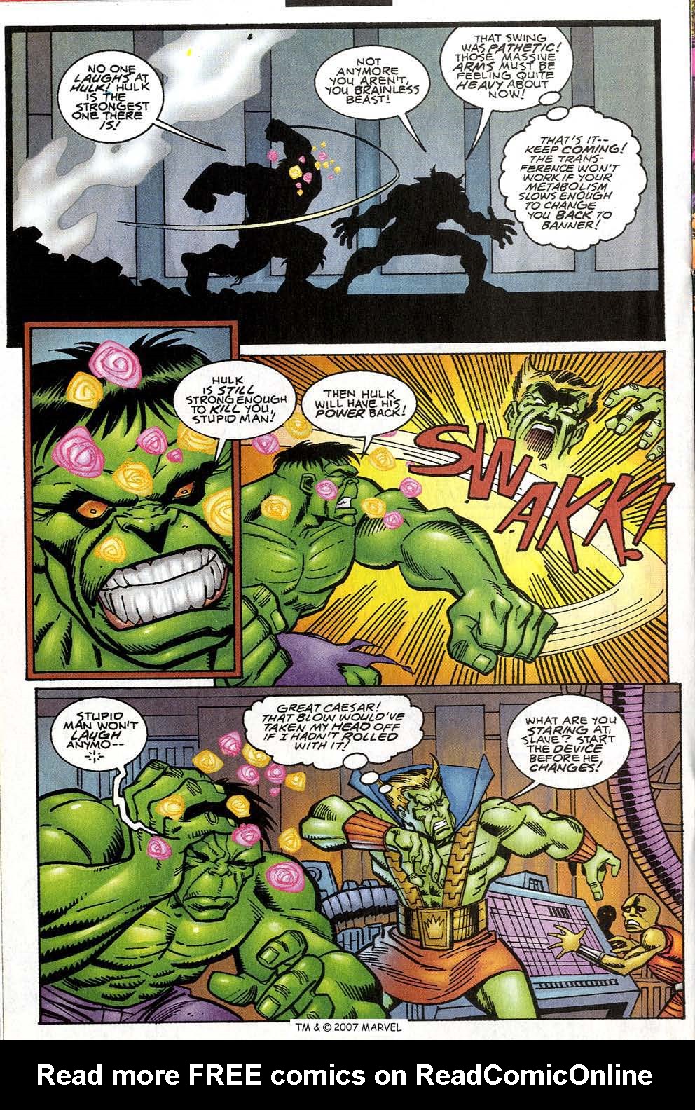 Read online Hulk (1999) comic -  Issue #10 - 20