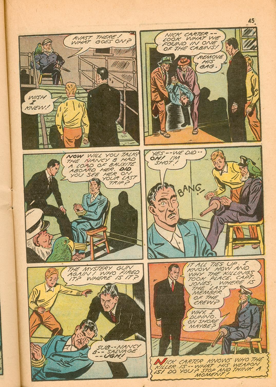 Read online Shadow Comics comic -  Issue #28 - 44