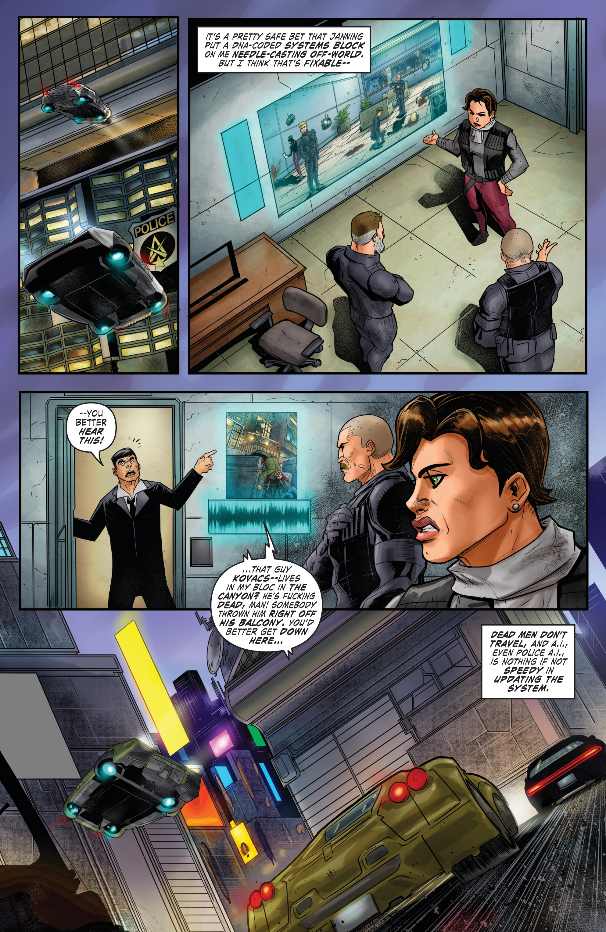 Read online Altered Carbon: Download Blues comic -  Issue # TPB - 78