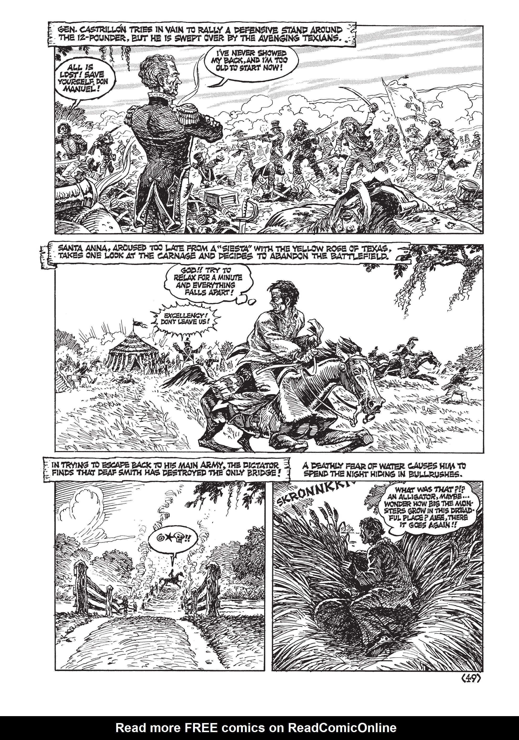 Read online Jack Jackson's American History: Los Tejanos and Lost Cause comic -  Issue # TPB (Part 1) - 53