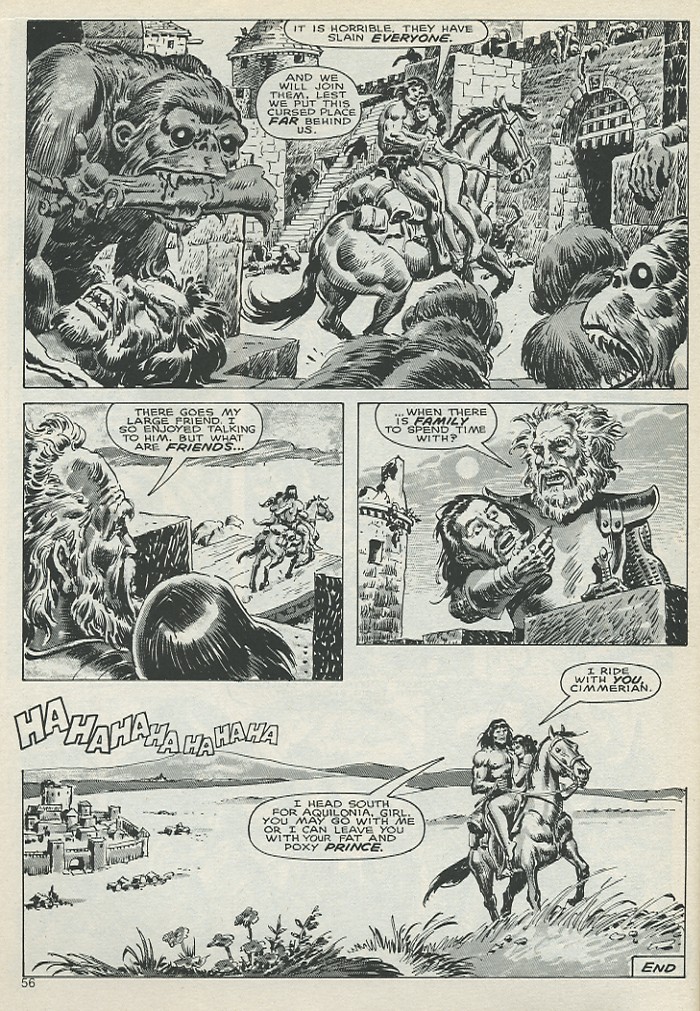 Read online The Savage Sword Of Conan comic -  Issue #134 - 56