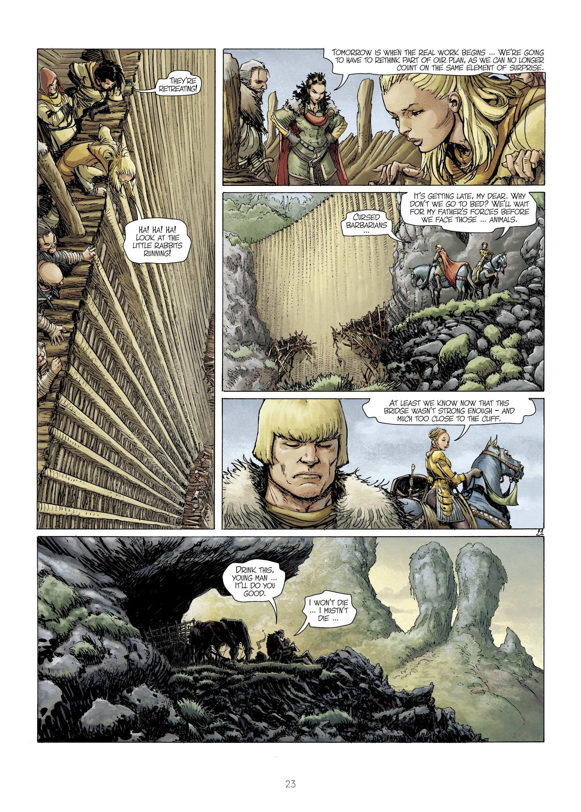 Read online Kriss of Valnor: Red as the Raheborg comic -  Issue # Full - 25