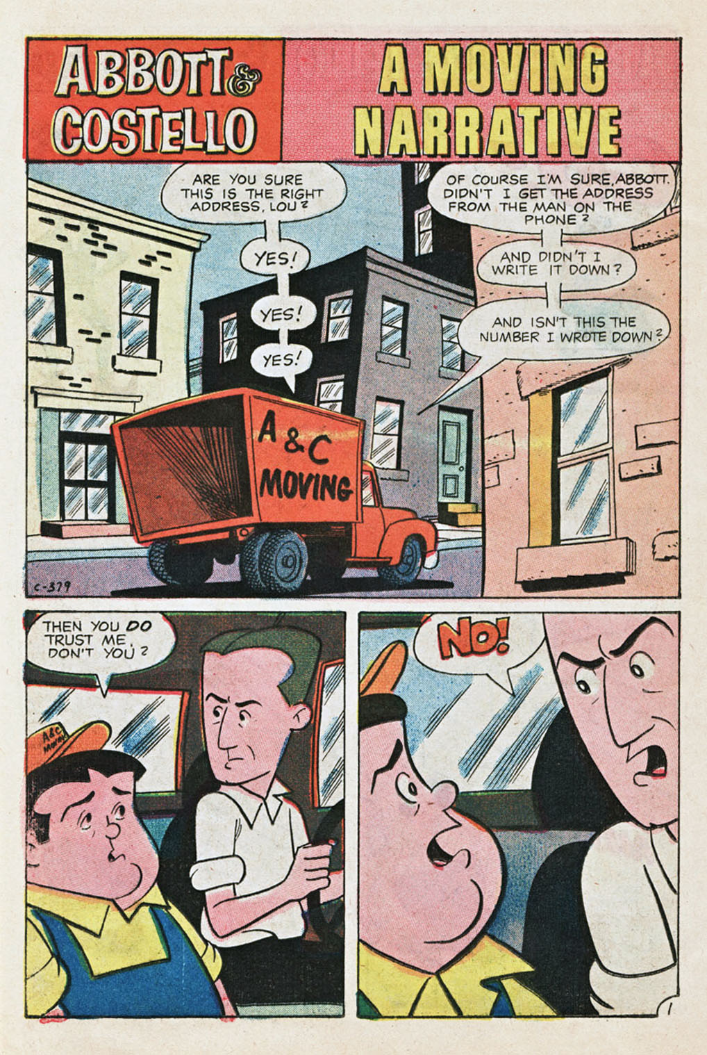 Read online Abbott & Costello comic -  Issue #11 - 12