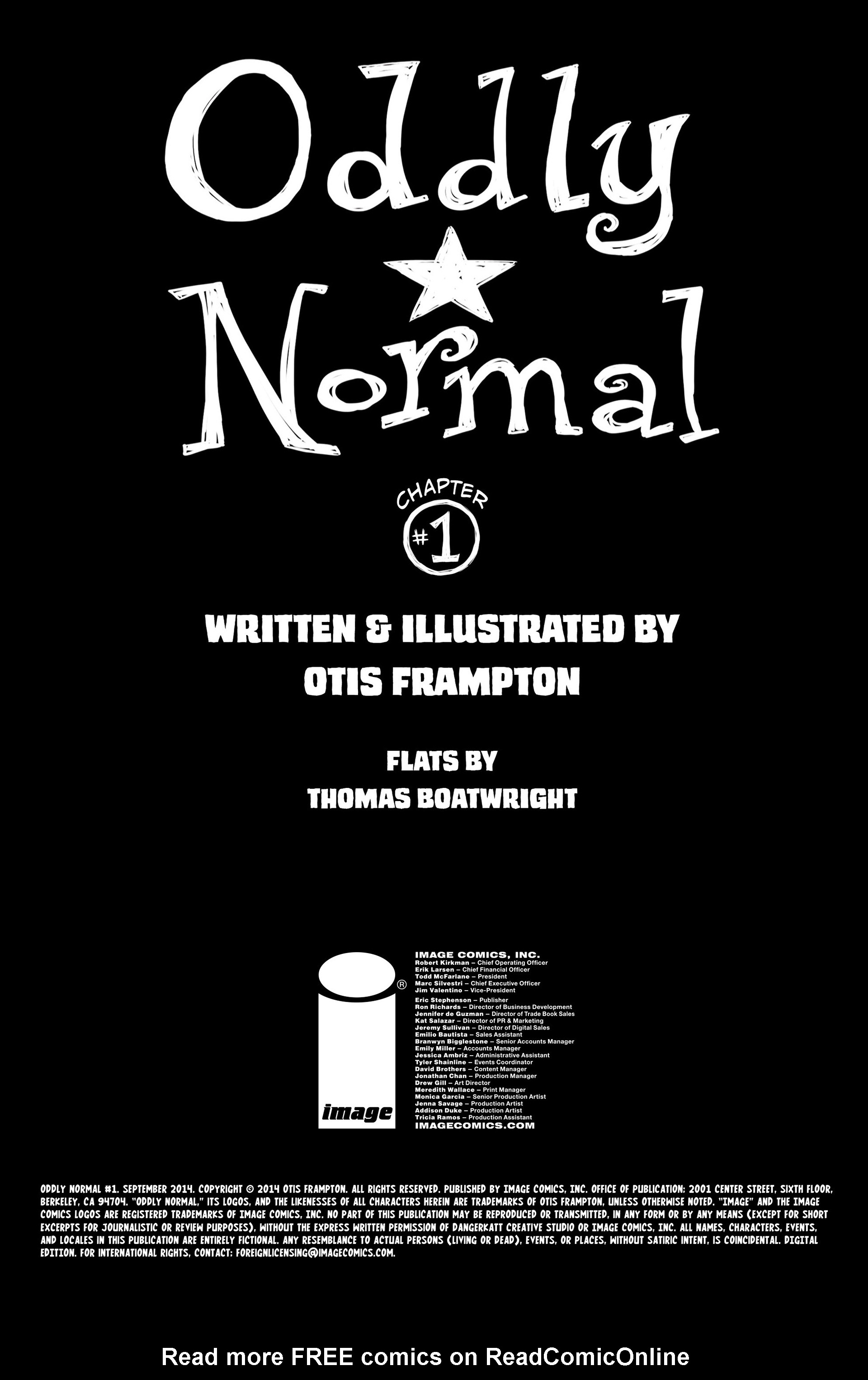 Read online Oddly Normal (2014) comic -  Issue #1 - 2