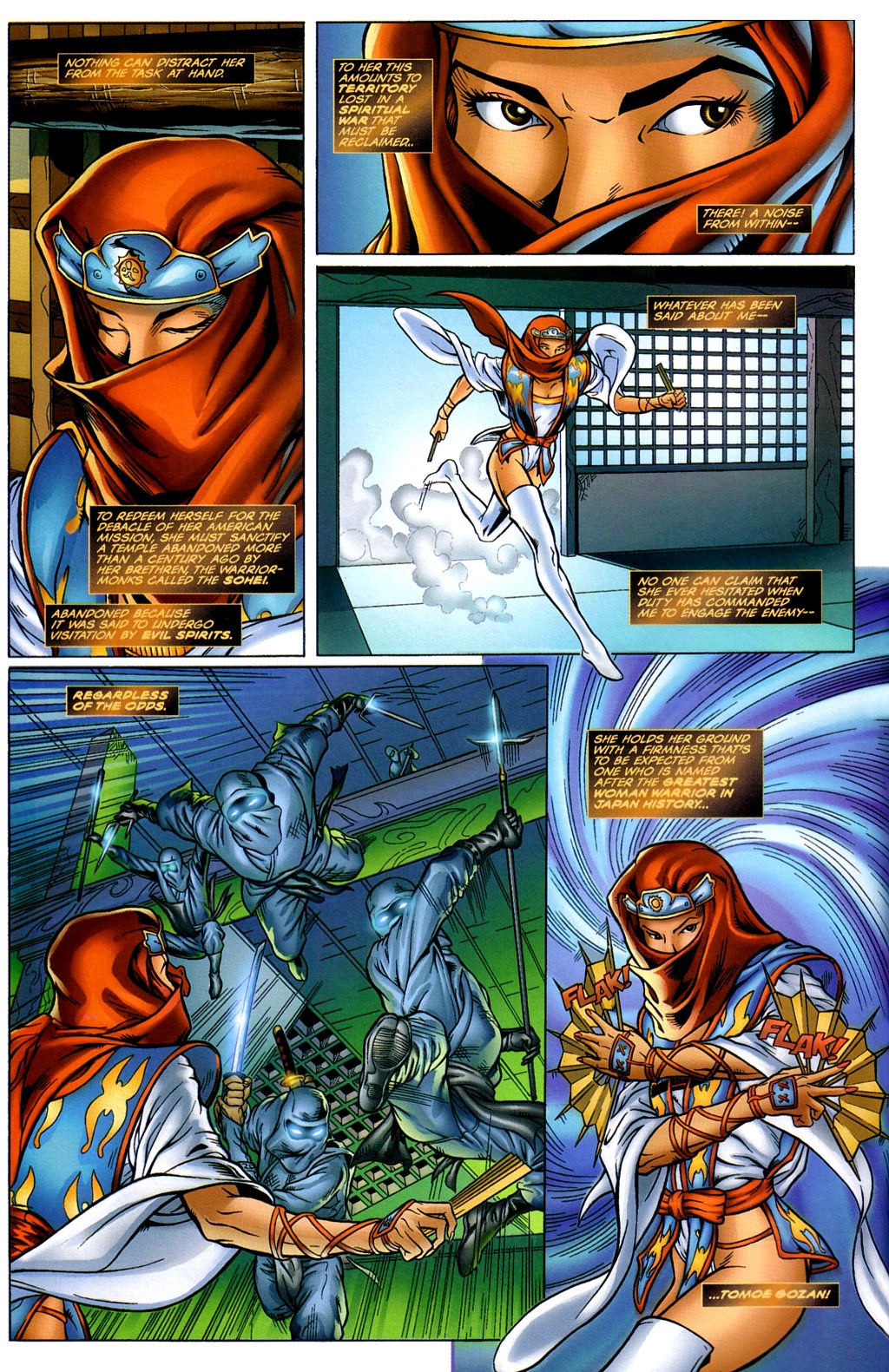 Read online Tomoe/Witchblade: Fire Sermon comic -  Issue # Full - 6