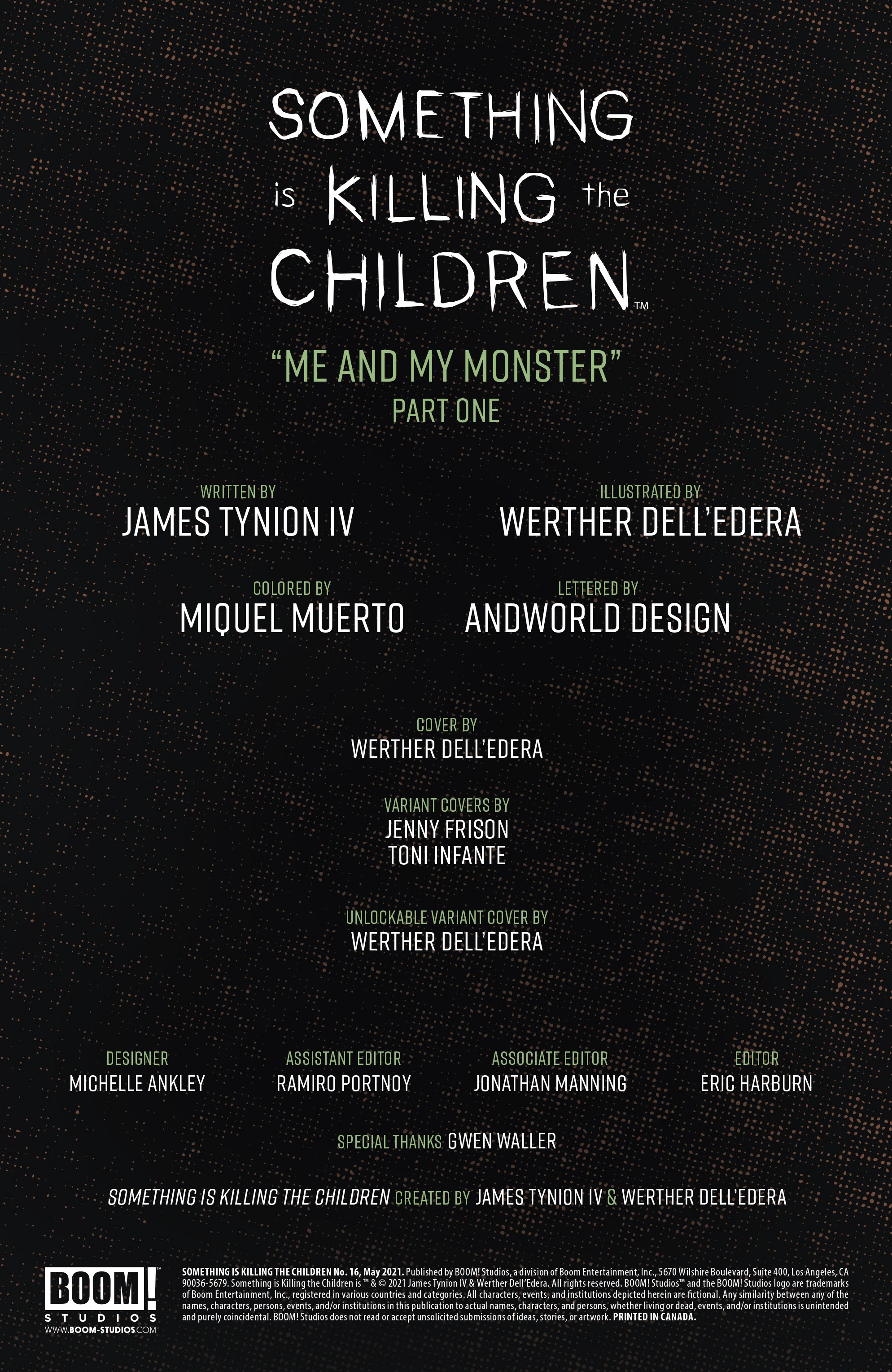 Read online Something is Killing the Children comic -  Issue #16 - 20