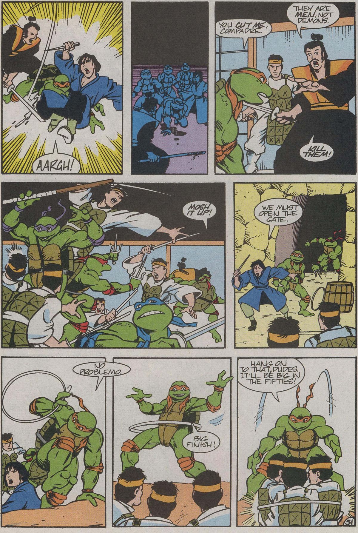 Read online Teenage Mutant Ninja Turtles III The Movie: The Turtles Are Back...In Time! comic -  Issue # Full - 52