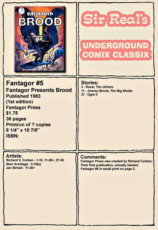 Read online Fantagor comic -  Issue #5 - 1