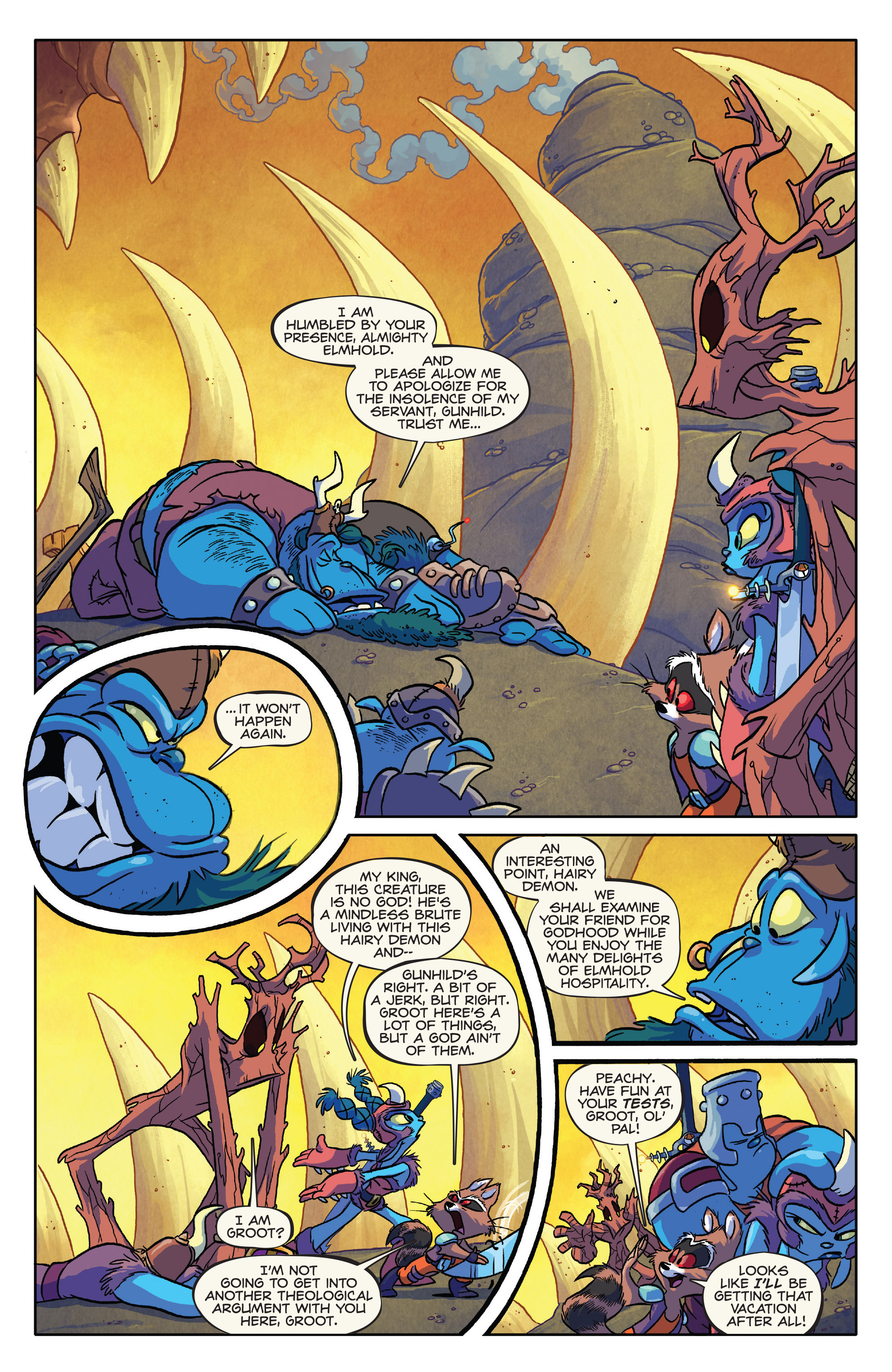 Read online Rocket Raccoon & Groot comic -  Issue #5 - 10
