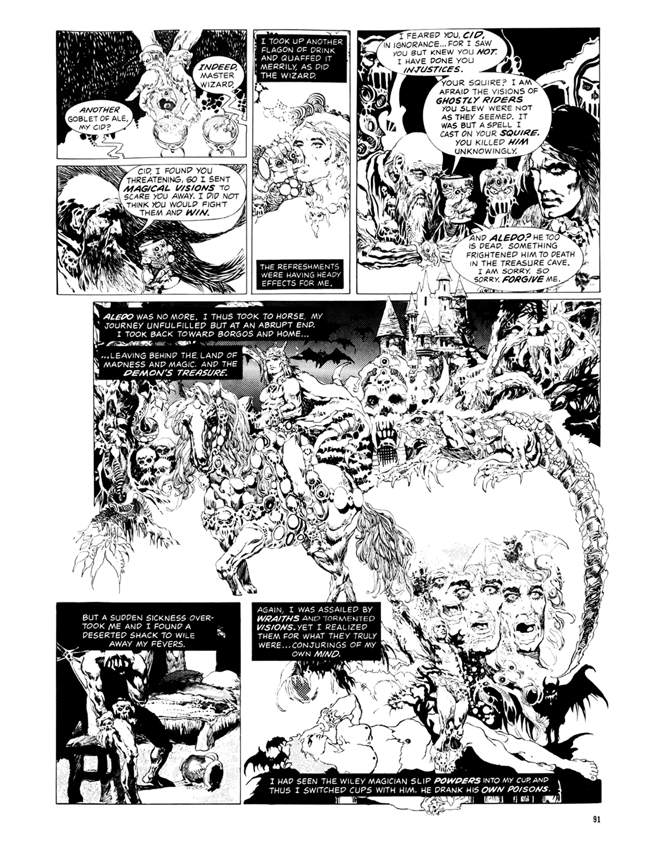 Read online Eerie Presents El Cid comic -  Issue # TPB - 91