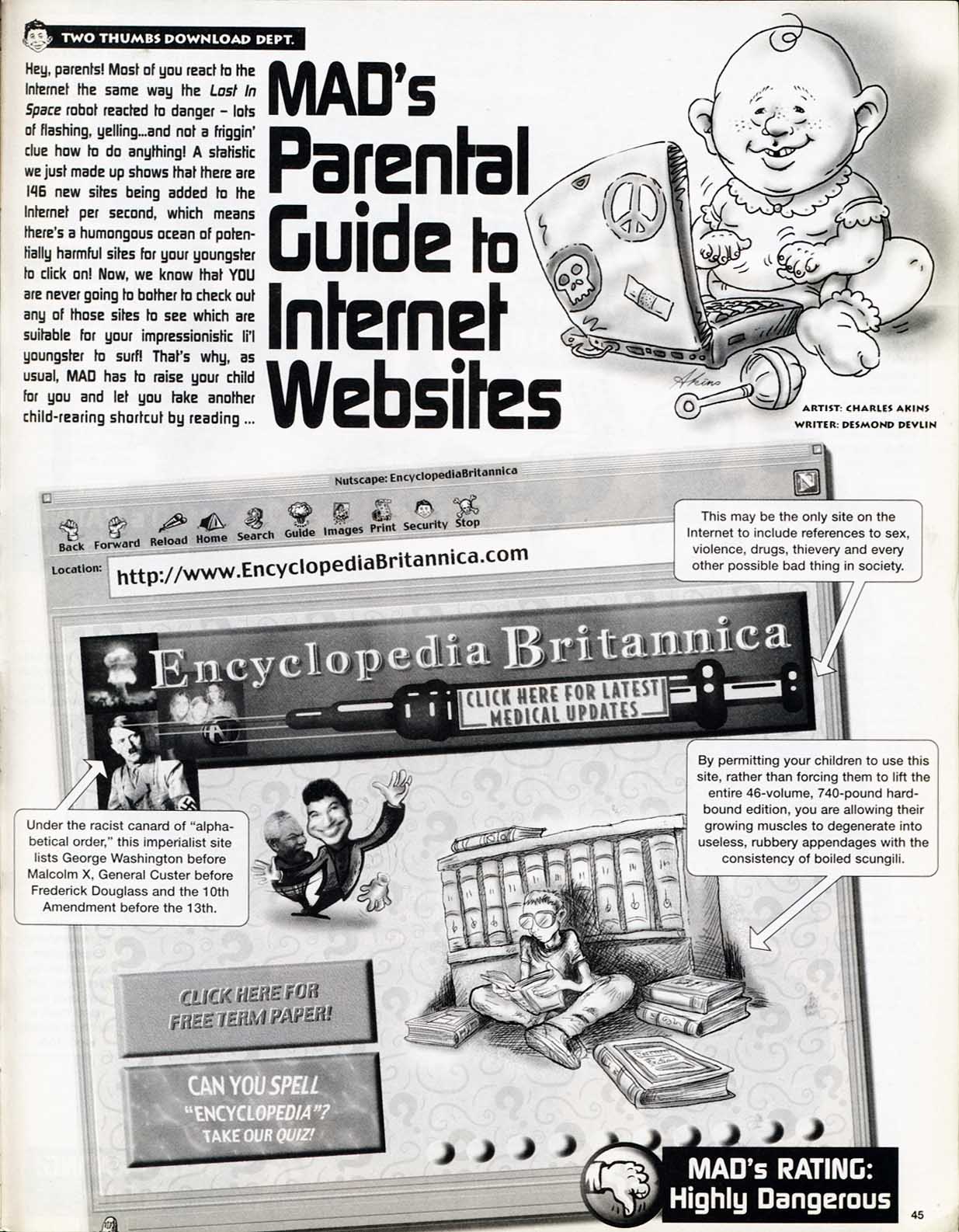 Read online MAD comic -  Issue #380 - 47