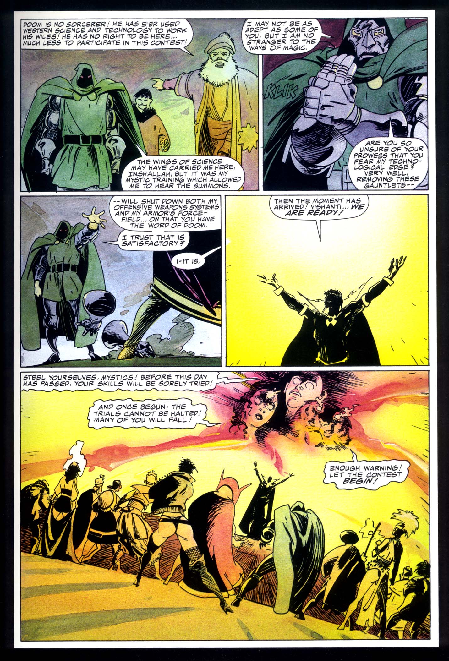 Read online Marvel Graphic Novel comic -  Issue #49 - Doctor Strange & Doctor Doom - Triumph & Torment - 18