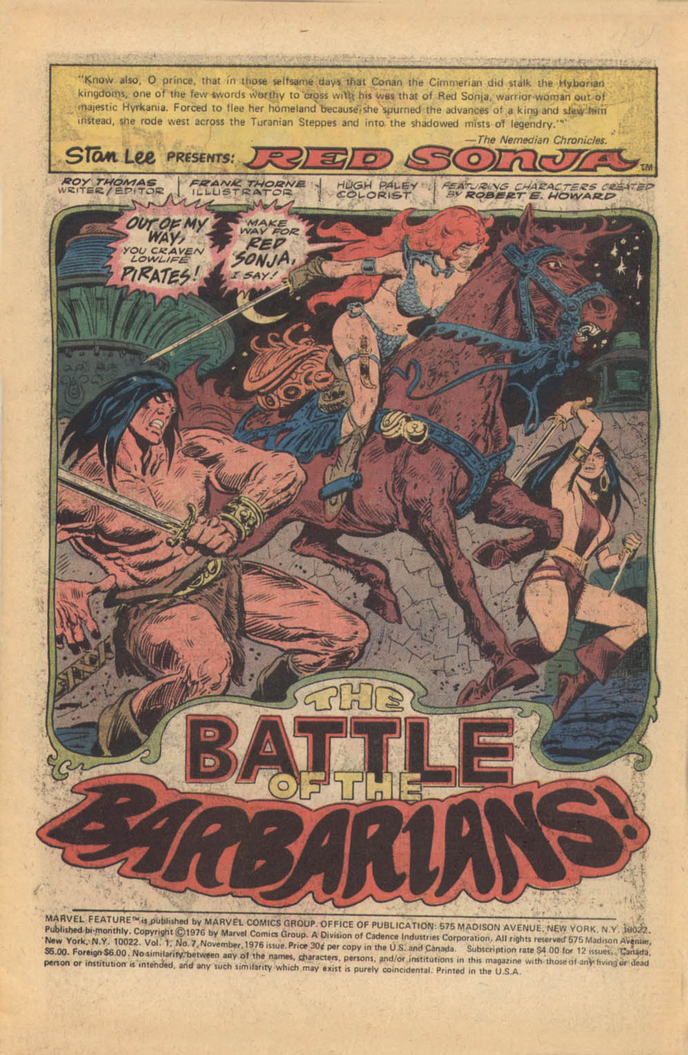 Read online Marvel Feature (1975) comic -  Issue #7 - 2