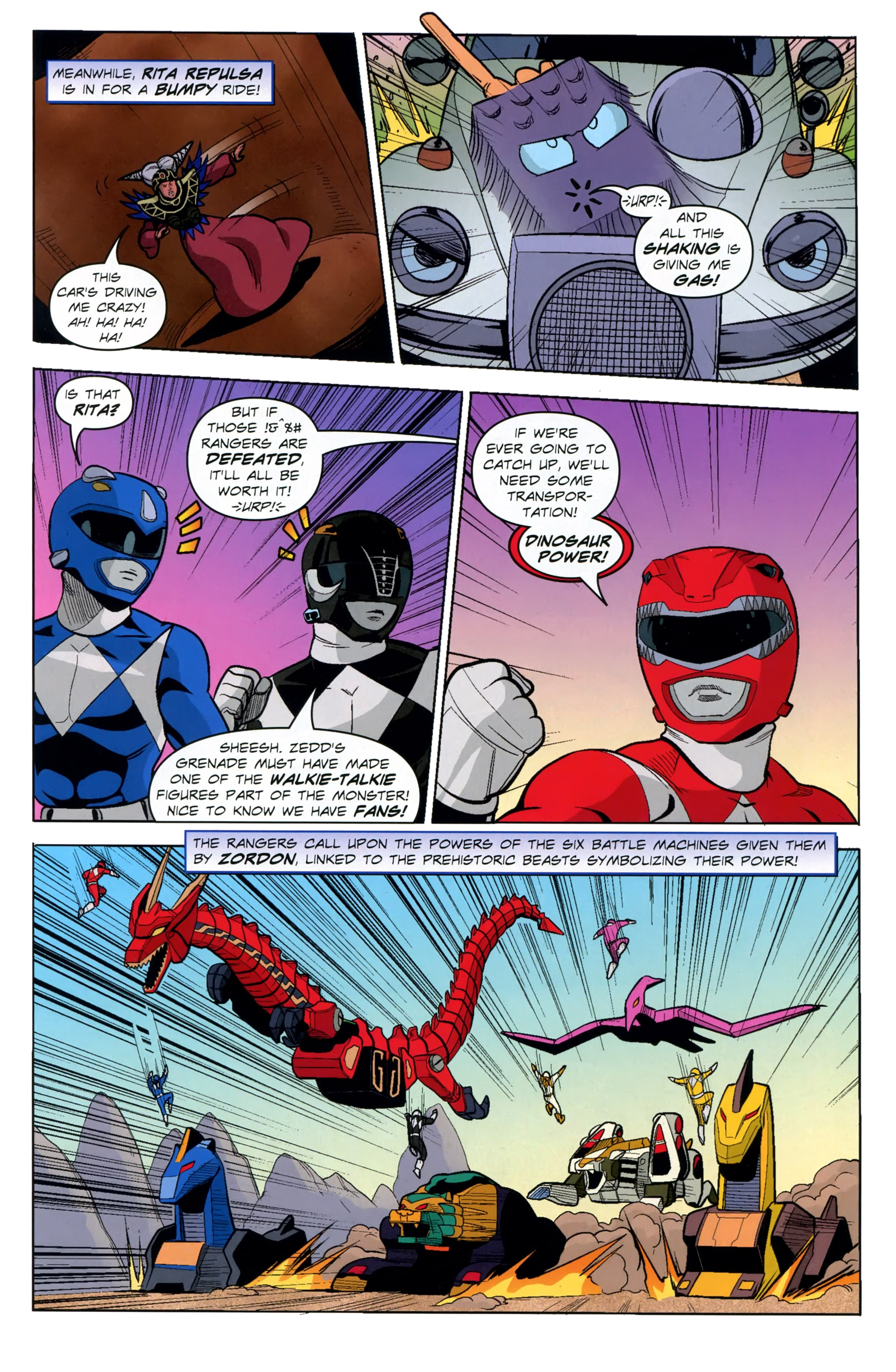 Read online Free Comic Book Day 2014 comic -  Issue # Mighty Morphin Power Rangers - 22