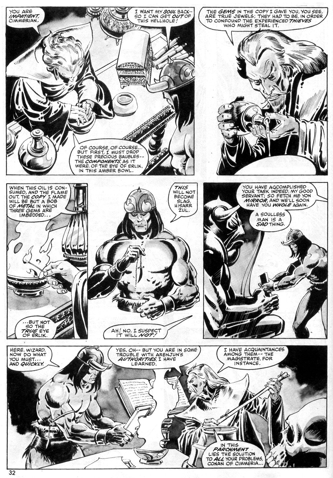 Read online The Savage Sword Of Conan comic -  Issue #55 - 32
