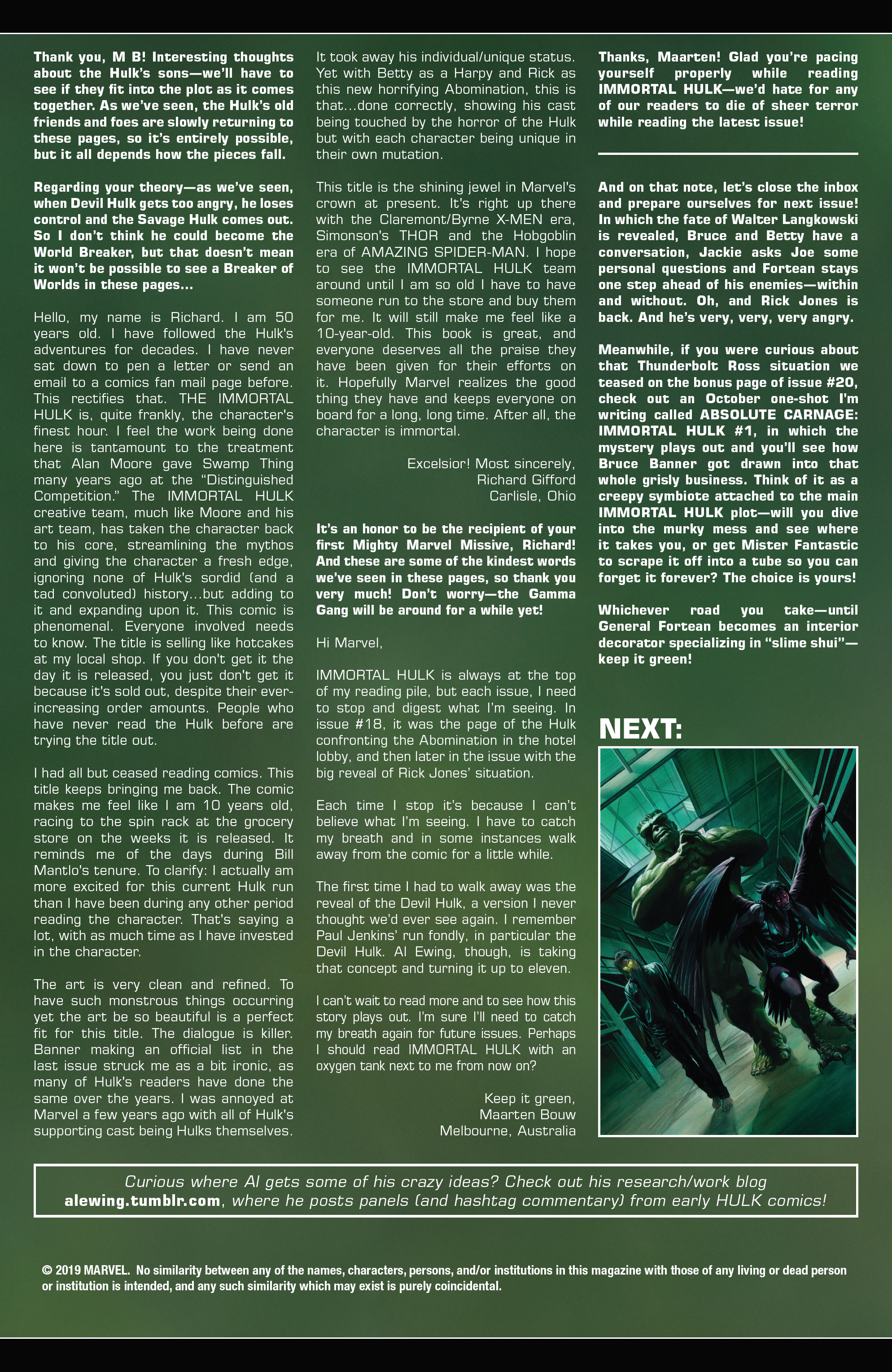 Read online Immortal Hulk comic -  Issue #21 - 24