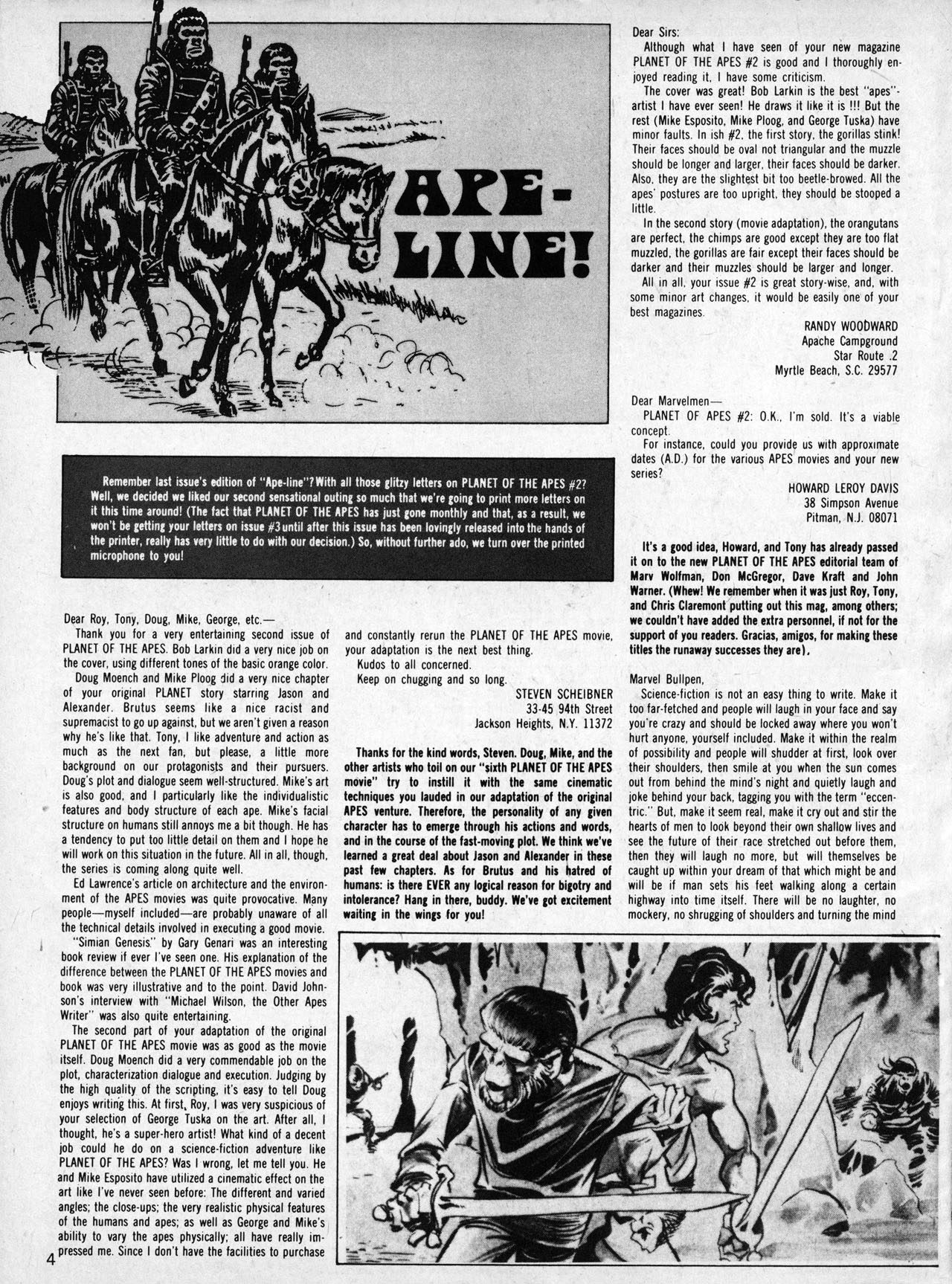 Read online Planet of the Apes comic -  Issue #5 - 4