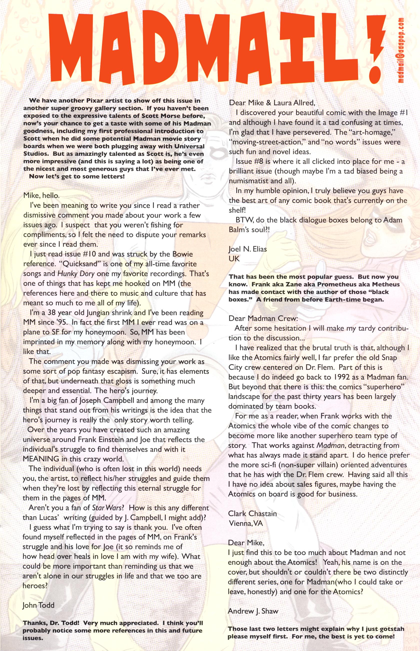 Read online Madman Atomic Comics comic -  Issue #11 - 23