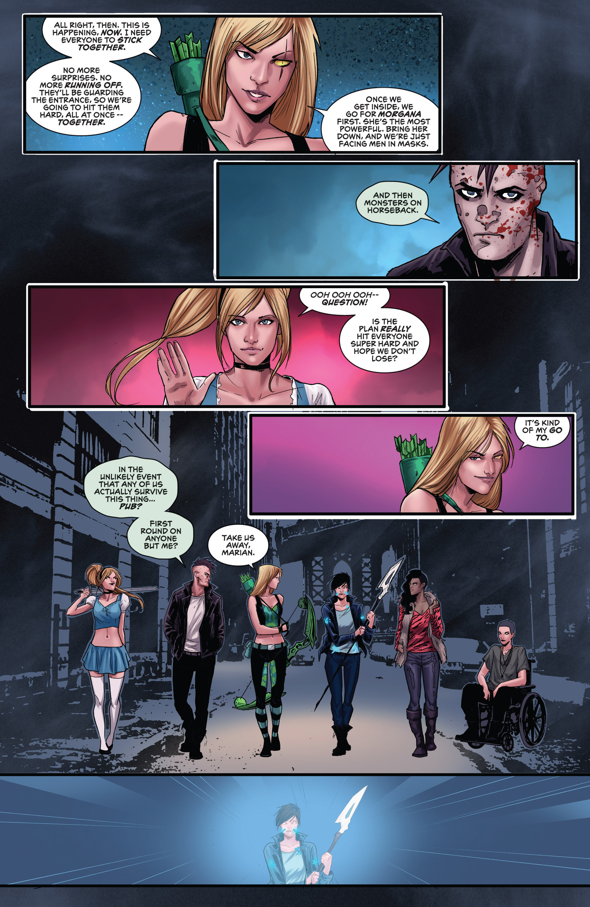 Read online Grimm Fairy Tales presents Robyn Hood (2014) comic -  Issue #20 - 6