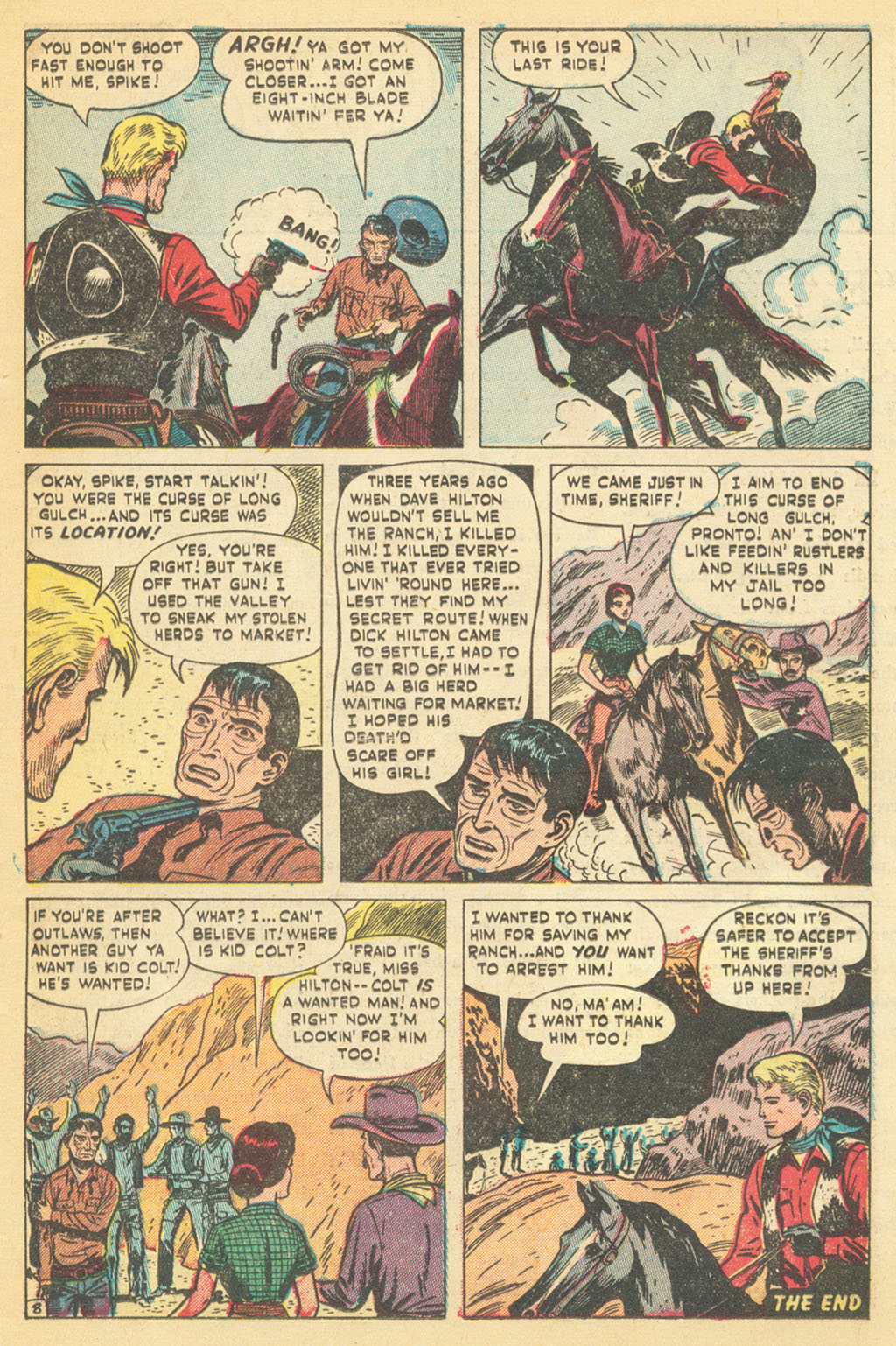 Read online Kid Colt Outlaw comic -  Issue #8 - 22